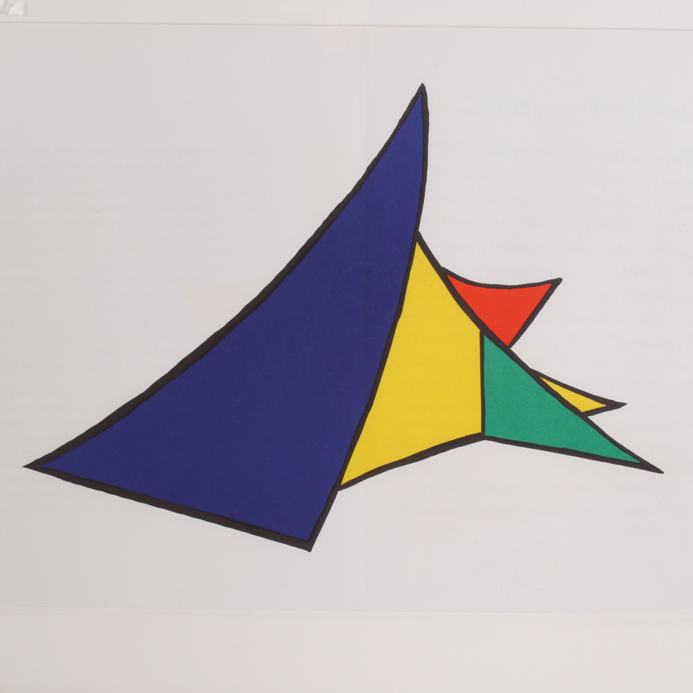 Alexander Calder Lithograph for "Derrière le Miroir," 1963