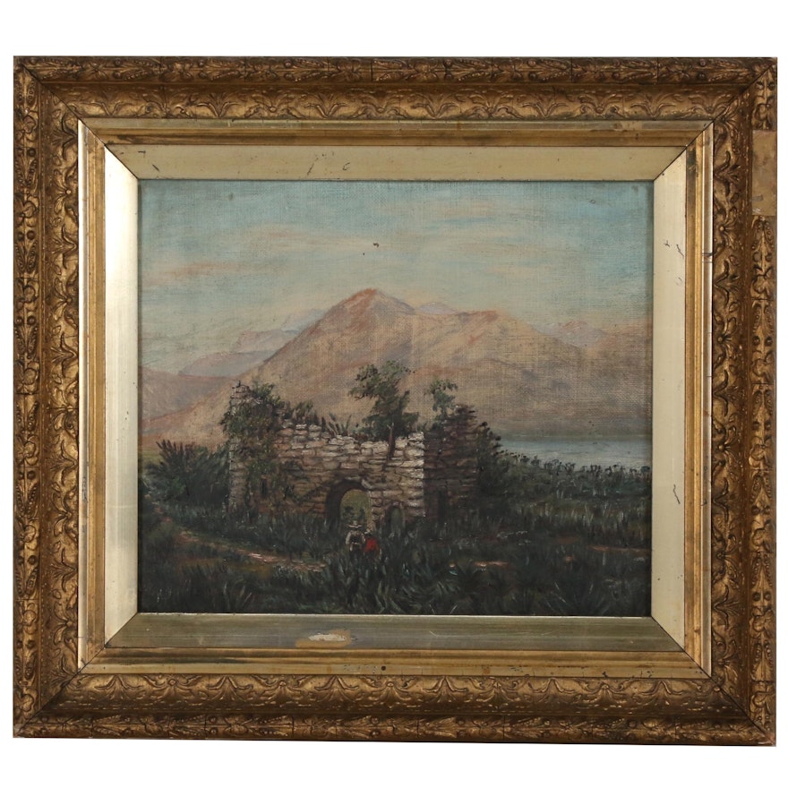 Southwest American Landscape Oil Painting, Late 19th to Early 20th