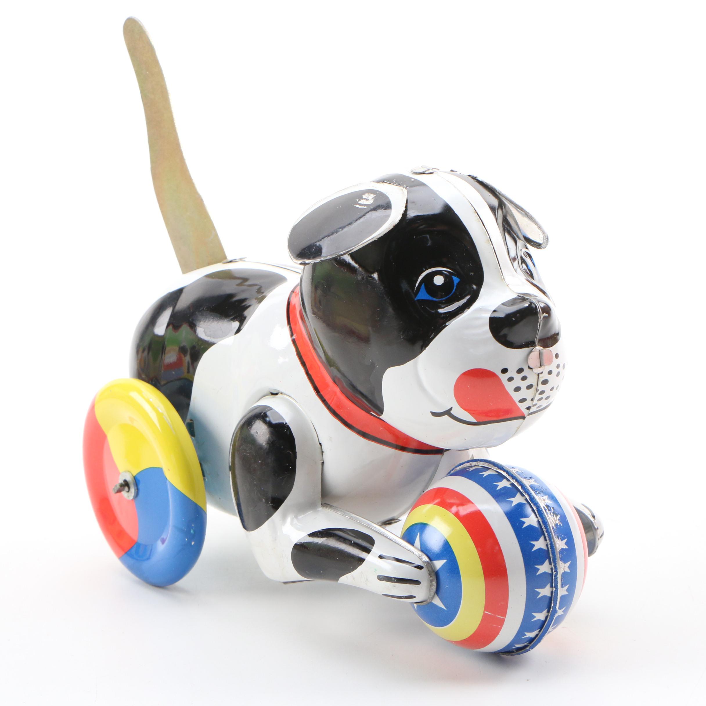 Mechanical Dog-Themed Toys, Mid-20th Century