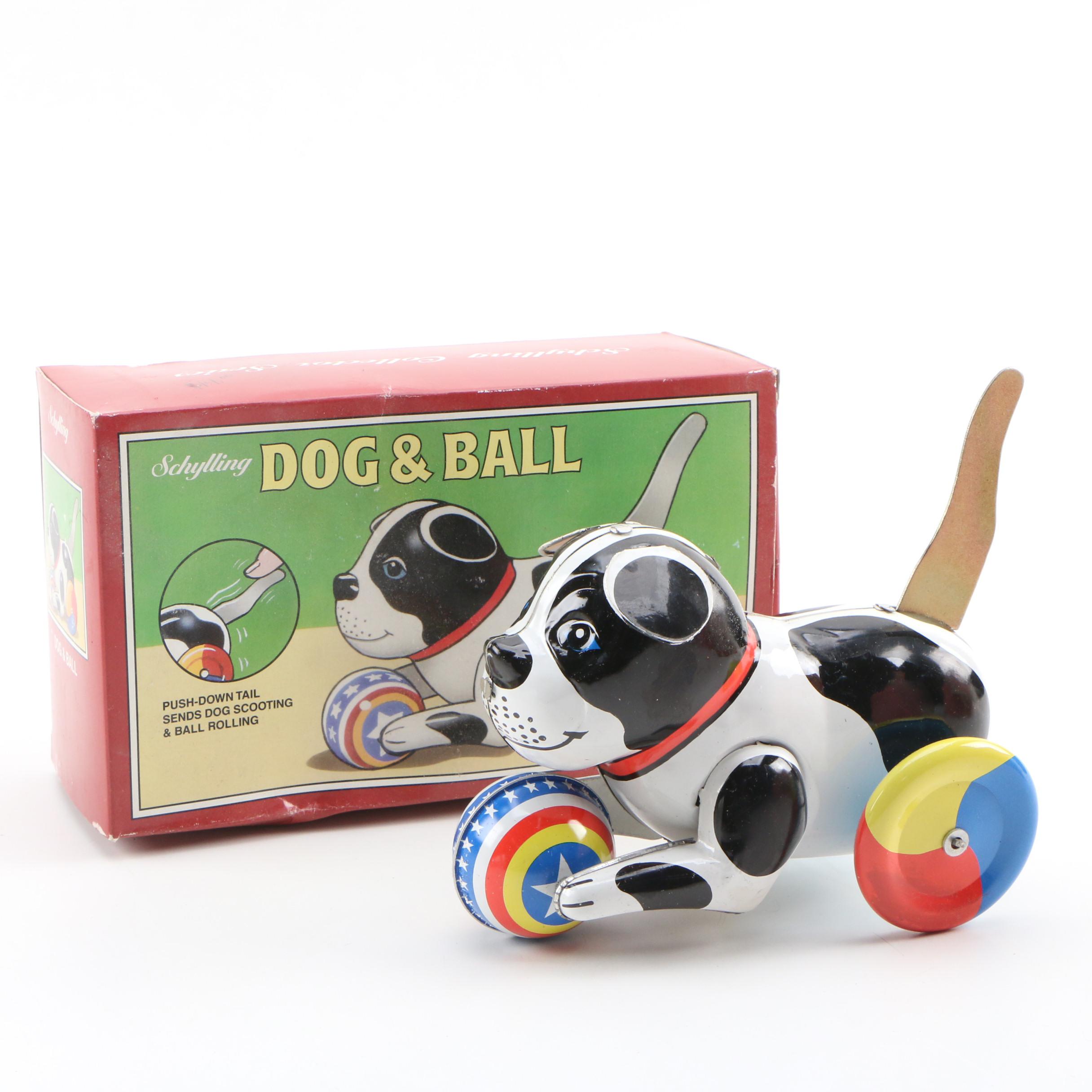 Mechanical Dog-Themed Toys, Mid-20th Century