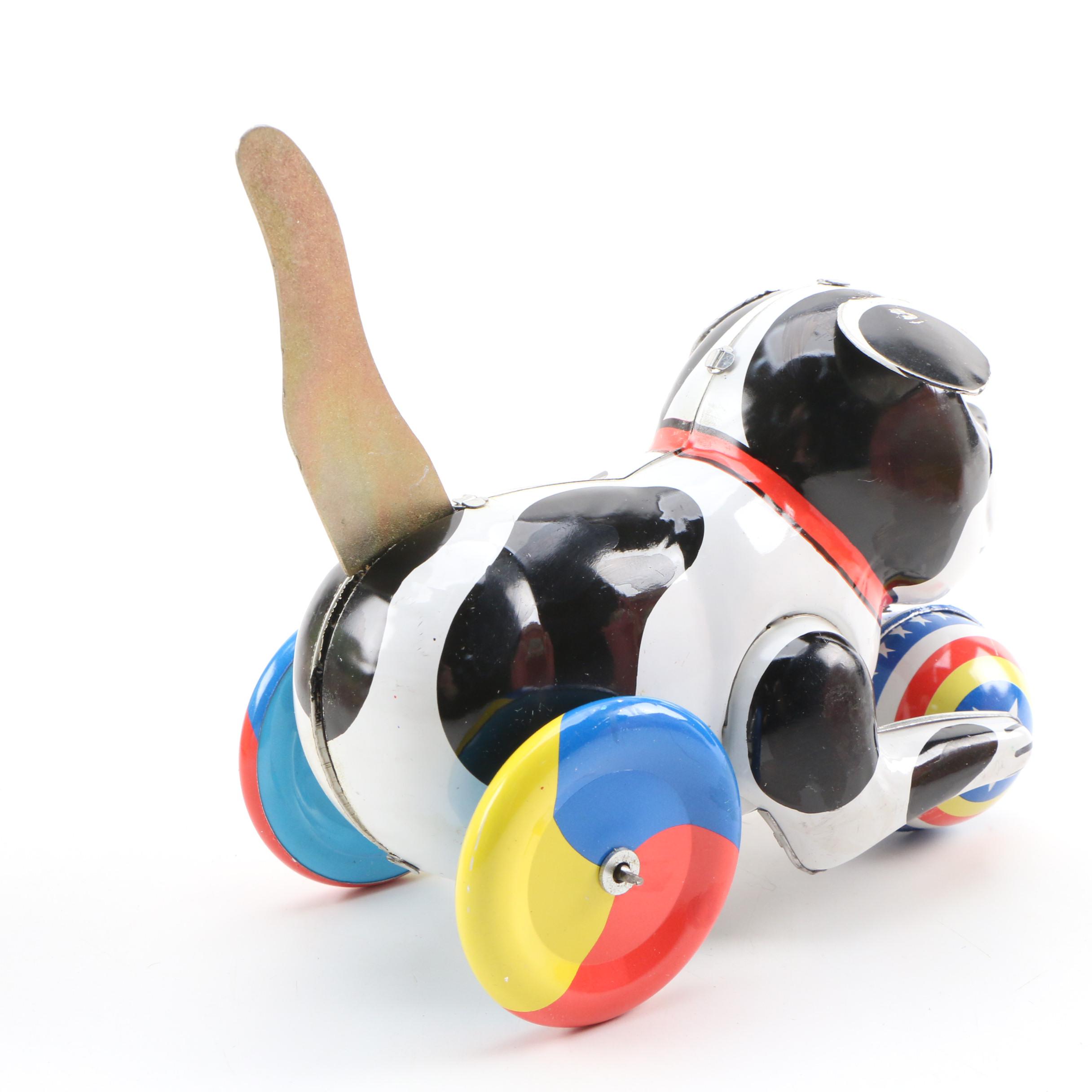 Mechanical Dog-Themed Toys, Mid-20th Century