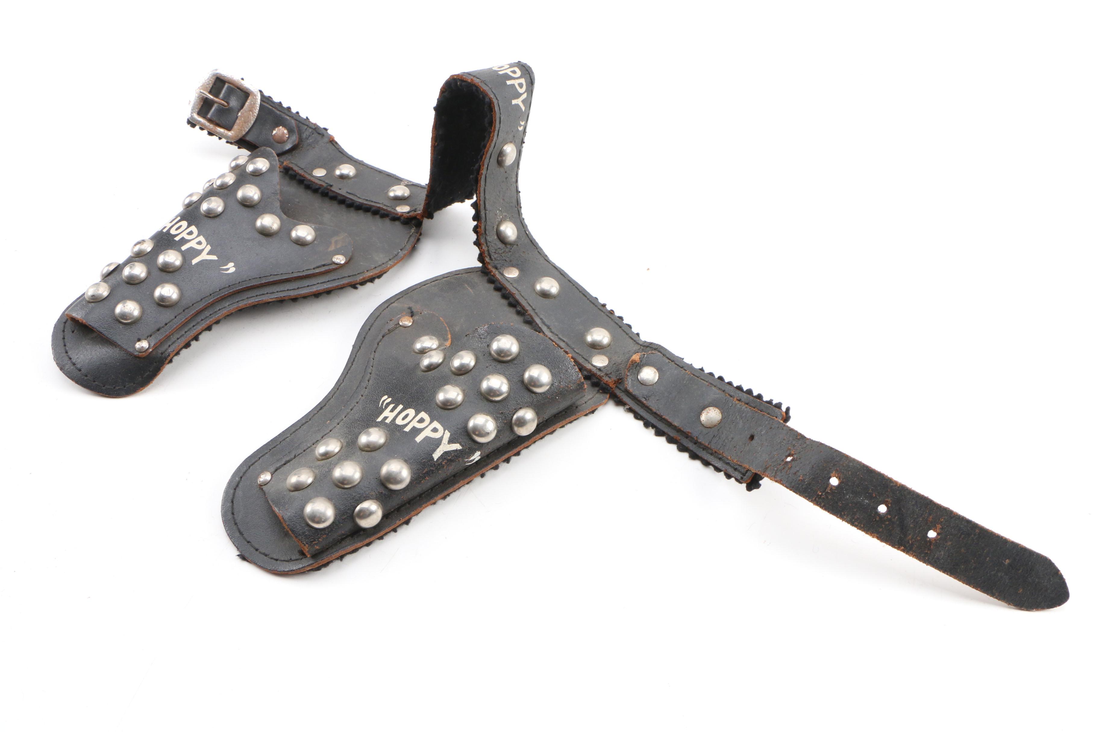 Wyandotte Hopalong Cassidy Toy Cap Guns with Holster, circa 1955