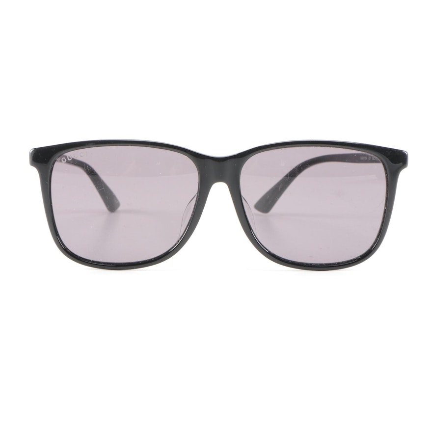 Gucci GG0017SA Sensual Romantic Stripe Black Sunglasses with Case