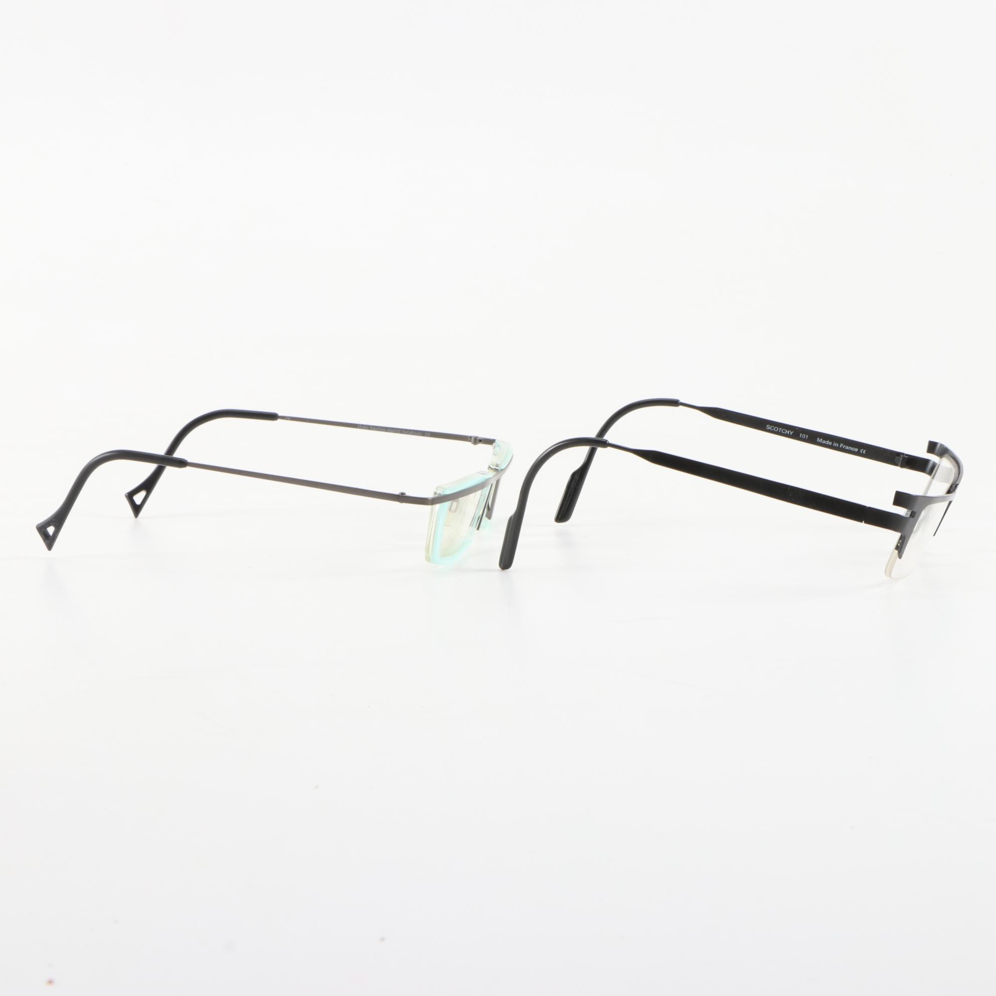 Harry Lary's Scotchy 101 and Théo Harley-David Eyeglasses