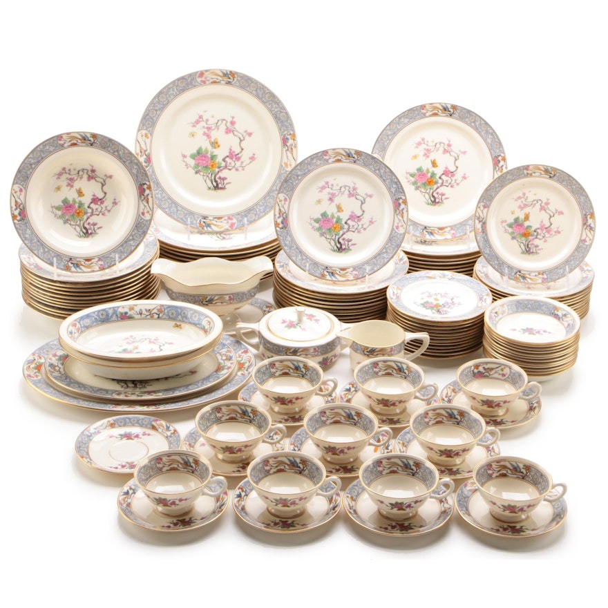 Lenox "Ming" Bone China Dinnerware, Early to Mid 20th Century