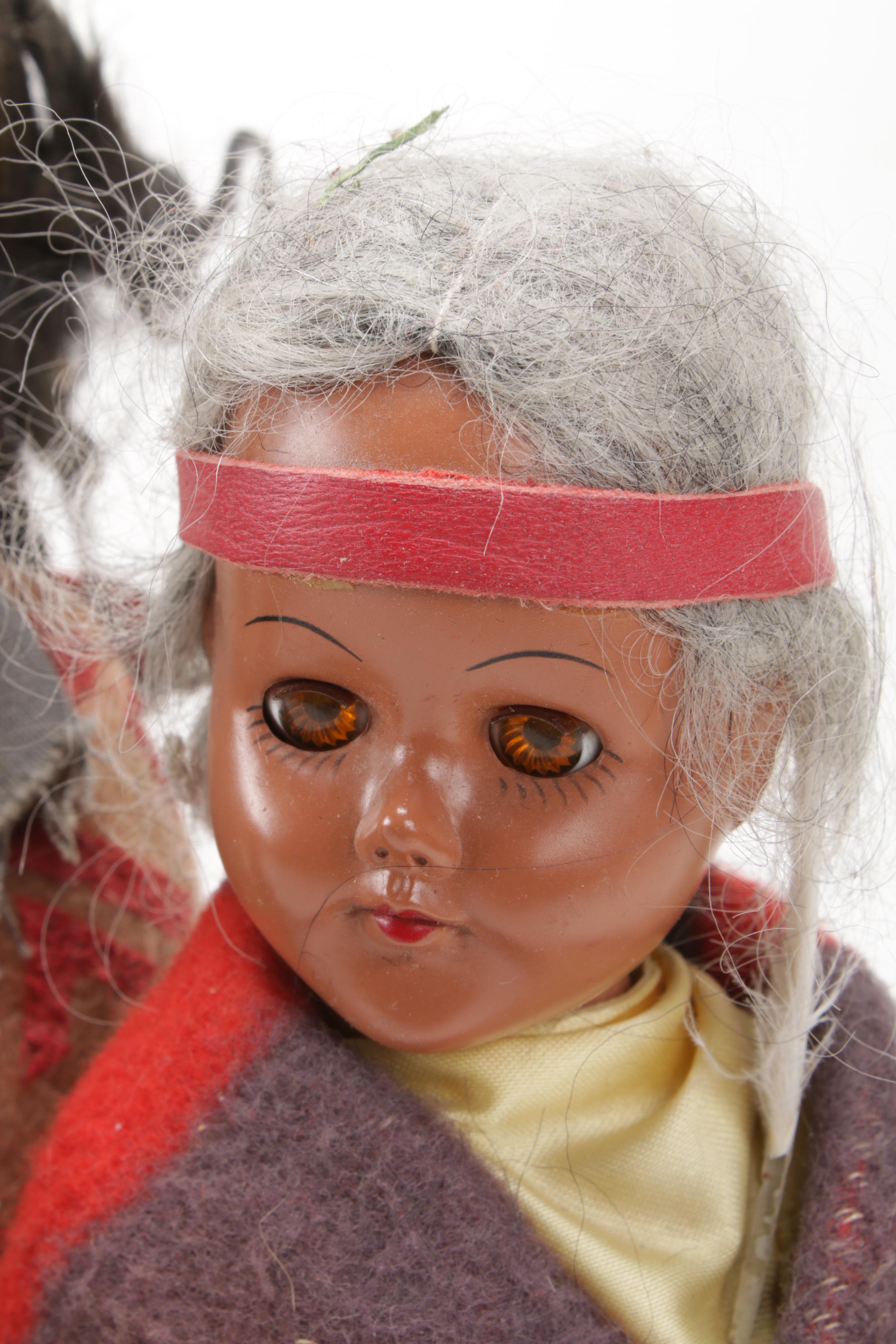 "Skookum: The Great Indian Character Doll" Book with Handmade Dolls