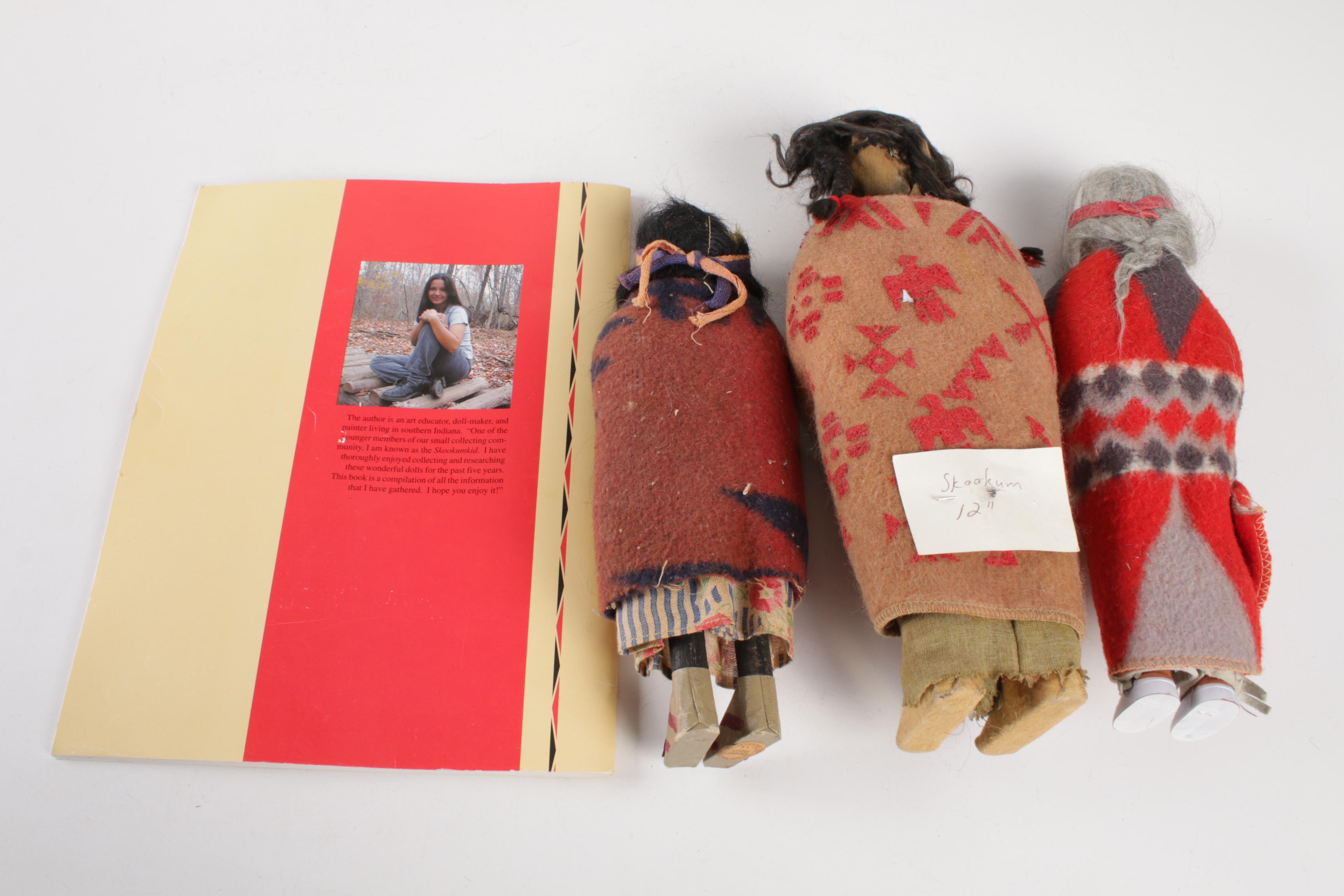 "Skookum: The Great Indian Character Doll" Book with Handmade Dolls