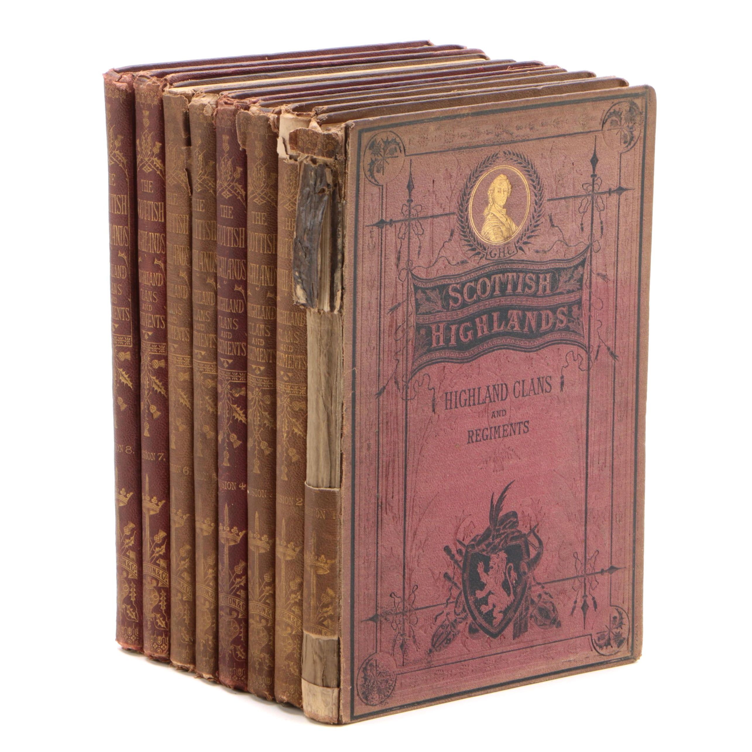 Complete "Scottish Highlands: Highland Clans and Regiments" Eight-Volume Set