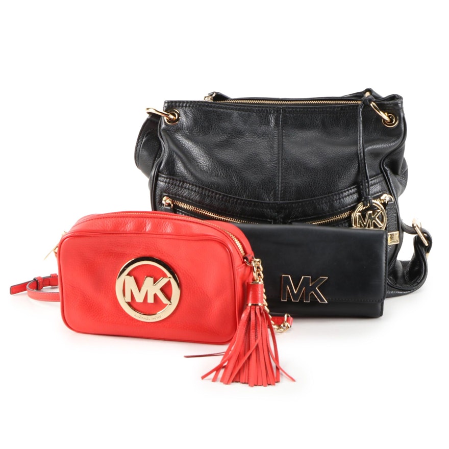 MICHAEL Michael Kors Leather Tote, Fulton Tassel Crossbody and Clutch Wallet