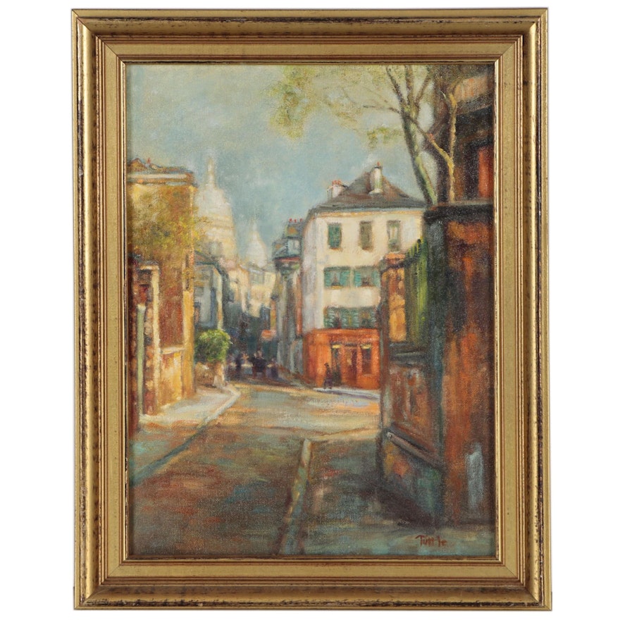 Oil Painting Attributed to Edna Tuttle, Mid 20th Century