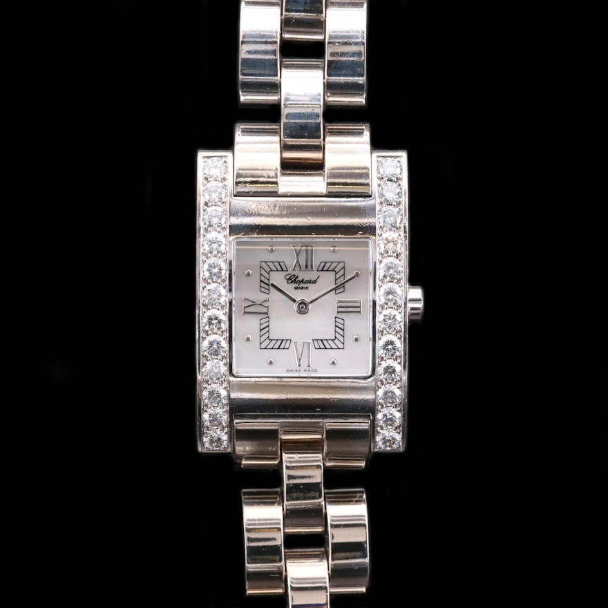 Chopard Your Hour 2.04 CTW Diamond and 18K White Gold Quartz Wristwatch