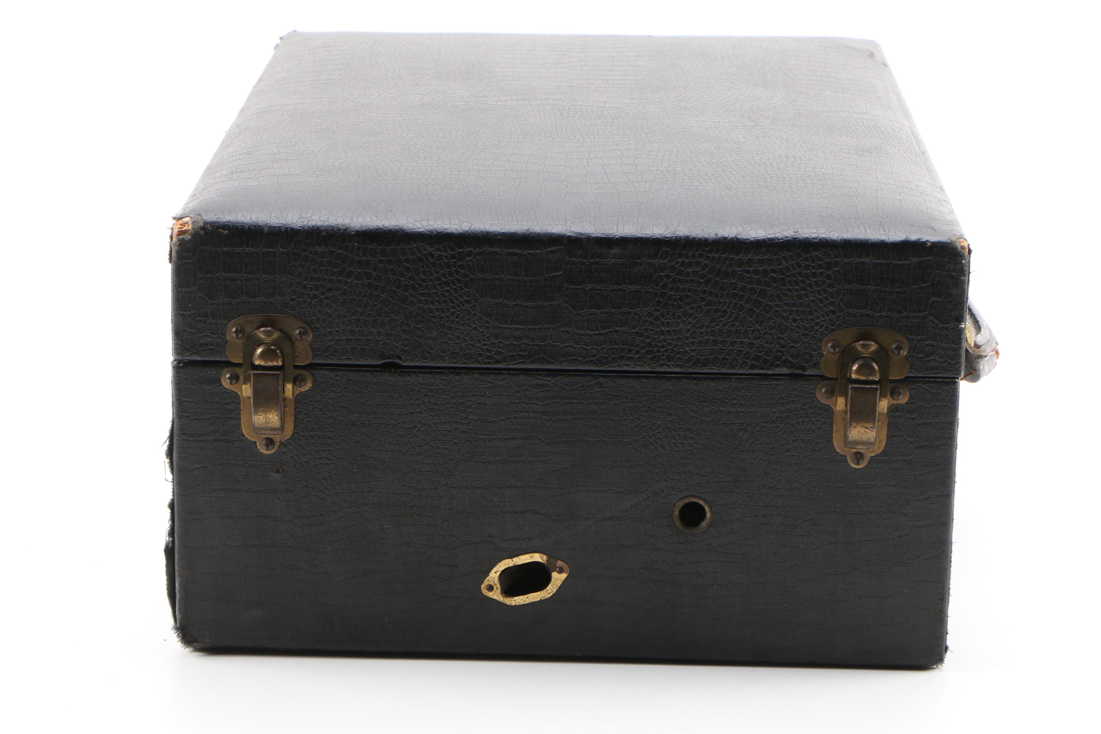 Columbia Grafonola Model 161 Portable Record Player, 1920s