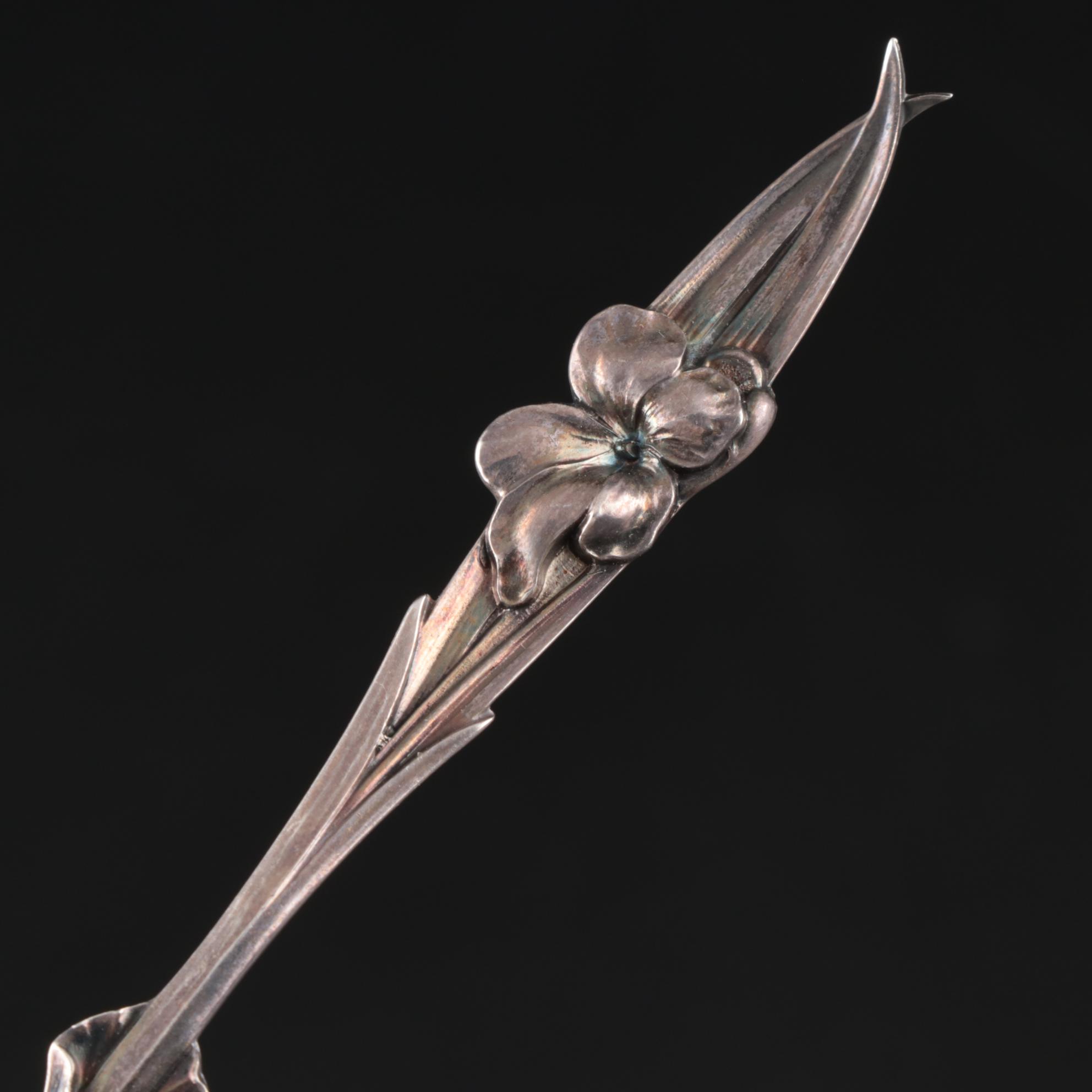 Whiting Mfg. Co. Sterling Silver Pierced Bonbon Spoon, Early/Mid 20th Century