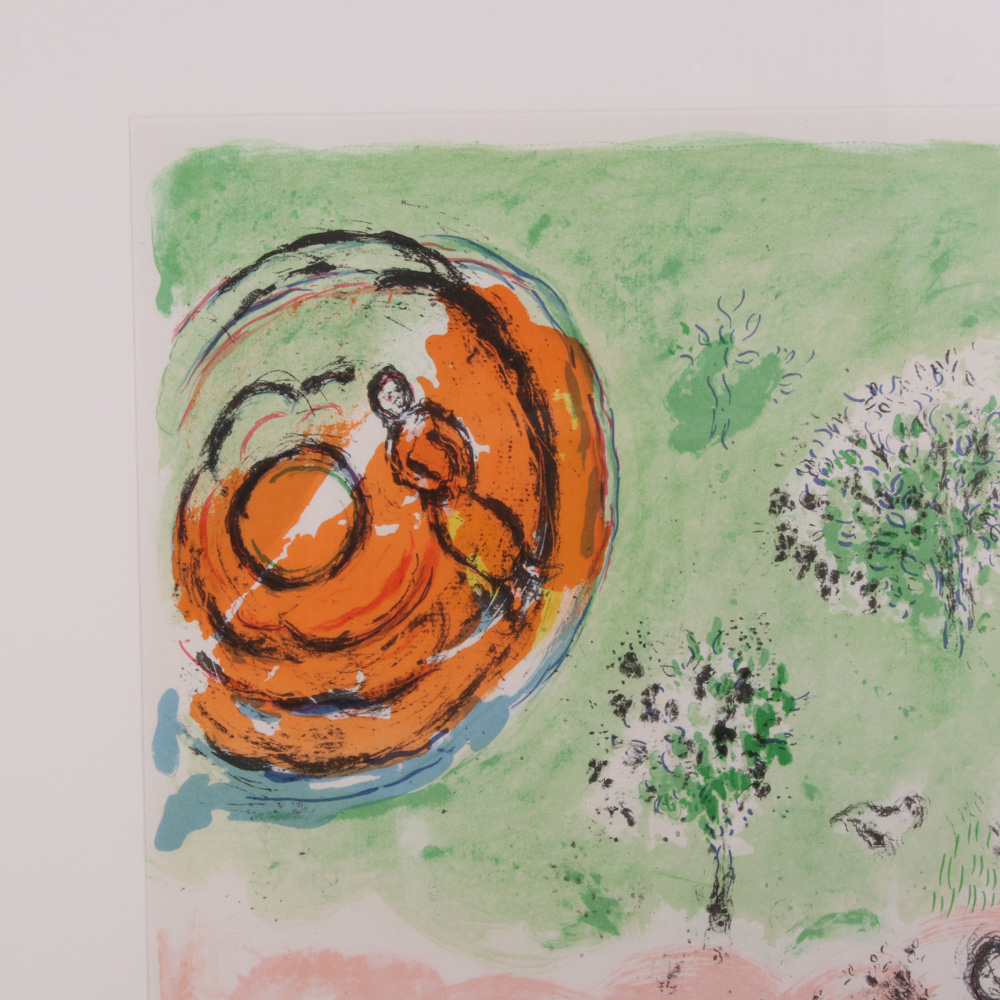 Marc Chagall Lithograph Poster "The Four Seasons", 1974