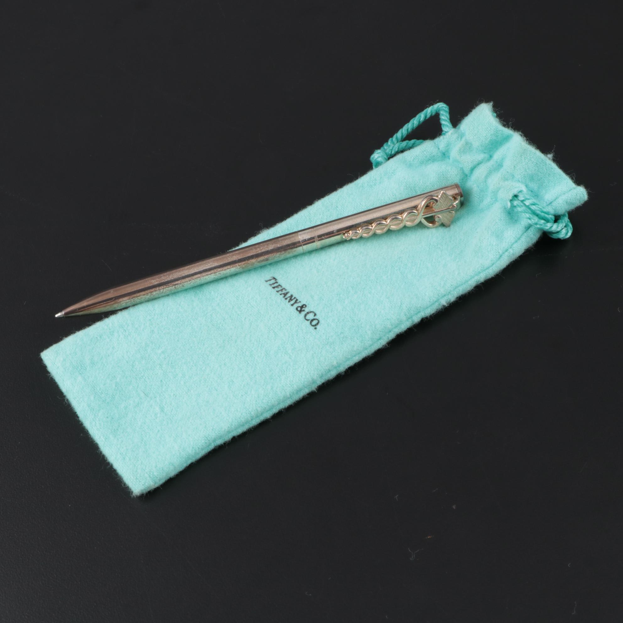 Tiffany & Co. Caduceus Clip Retractable Tip Ballpoint Pen