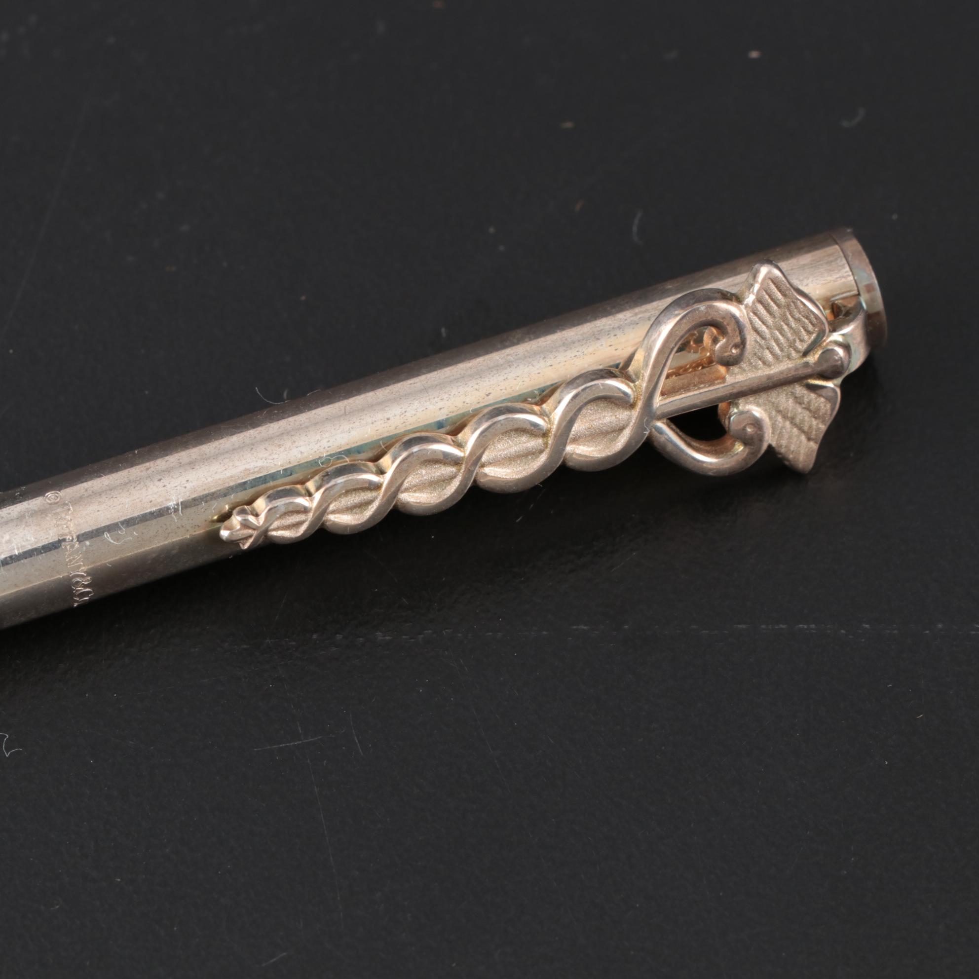 Tiffany & Co. Caduceus Clip Retractable Tip Ballpoint Pen