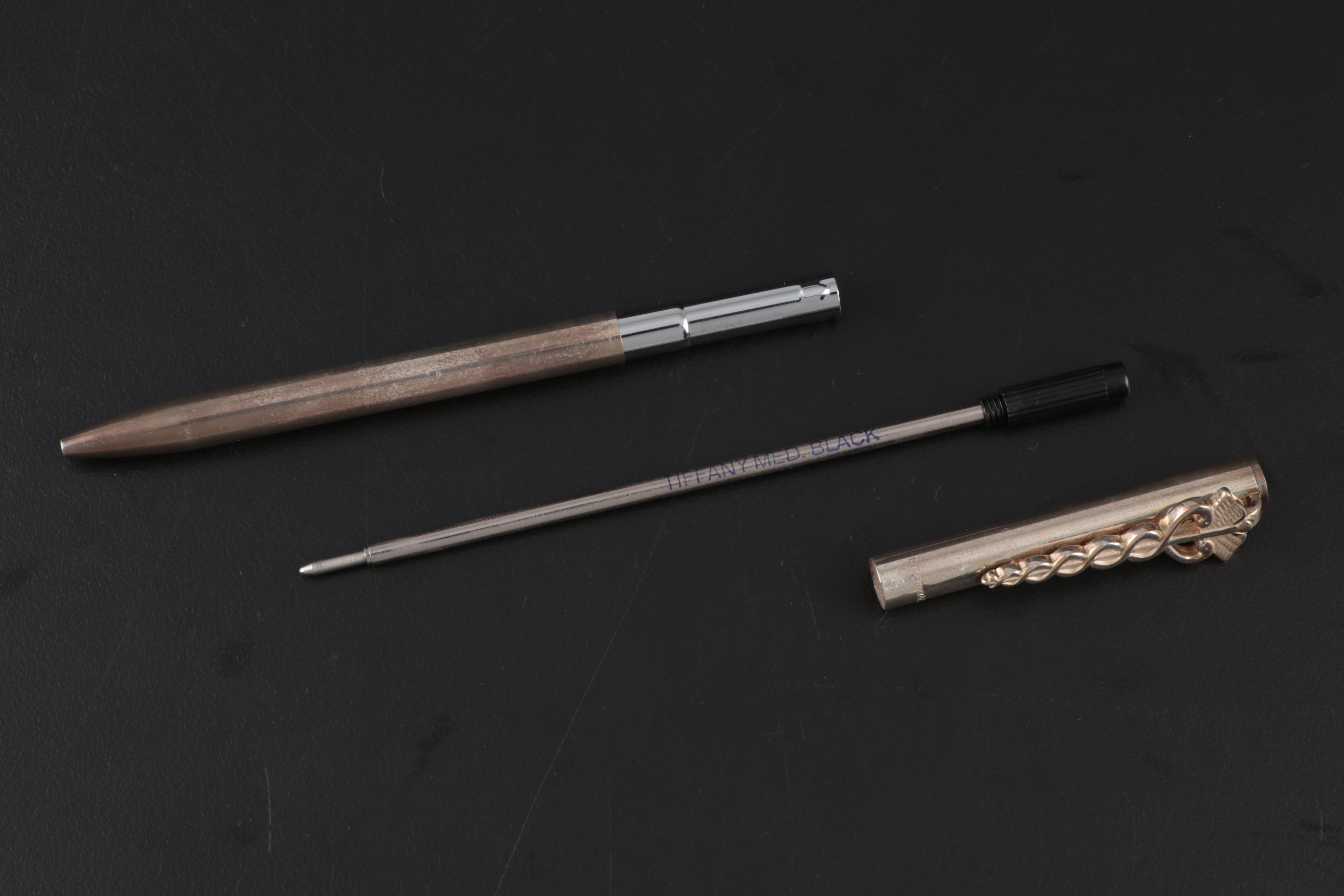 Tiffany & Co. Caduceus Clip Retractable Tip Ballpoint Pen