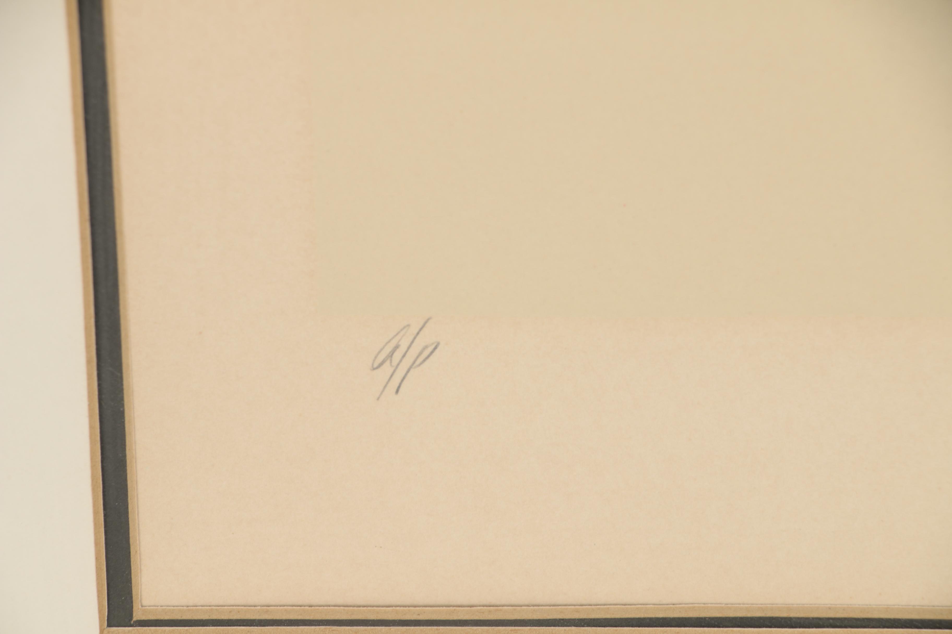 Erte Lithograph "Zaza", 1975