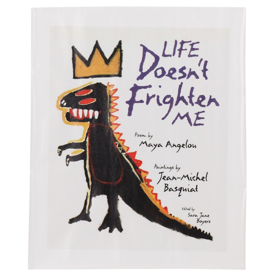 Giclée after Jean-Michel Basquiat Book Cover for "Life Doesn't Frighten Me"