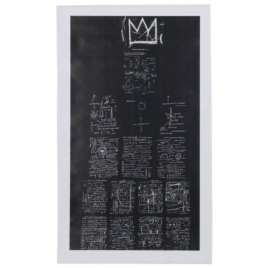 Giclée after Jean-Michel Basquiat "Tuxedo"