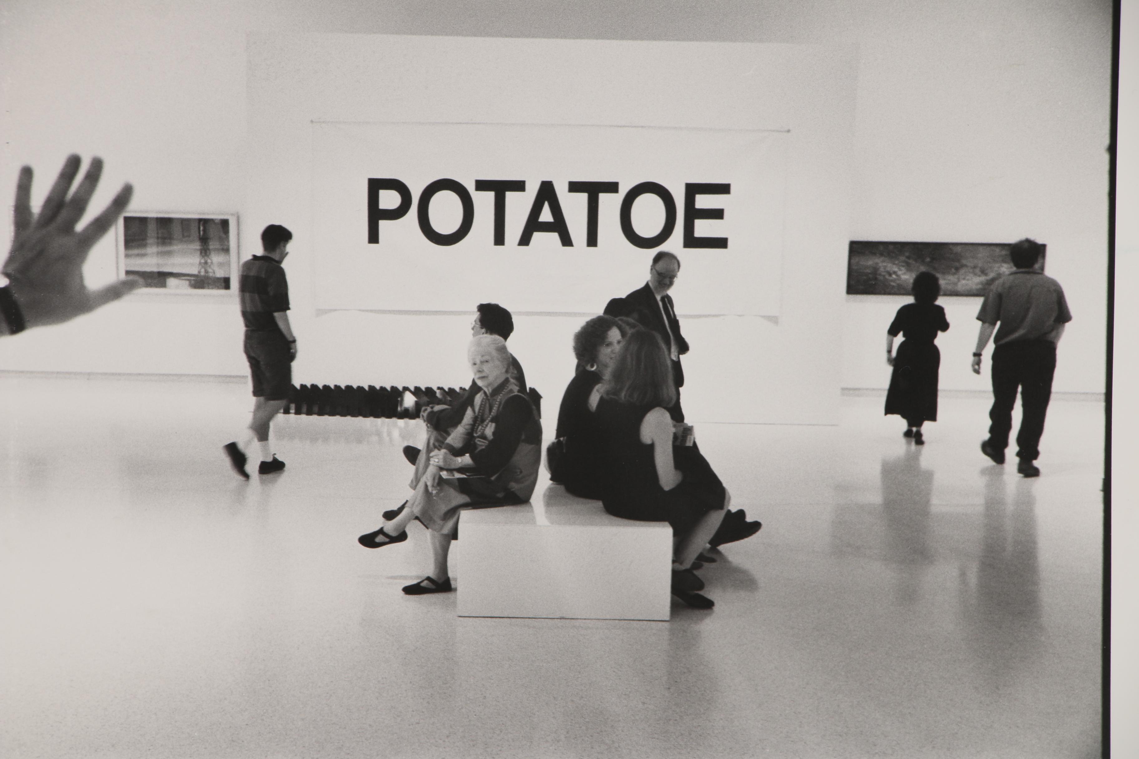 William D. Wade Silver Gelatin Print "VP Dan Quayle Spells Potatoe"