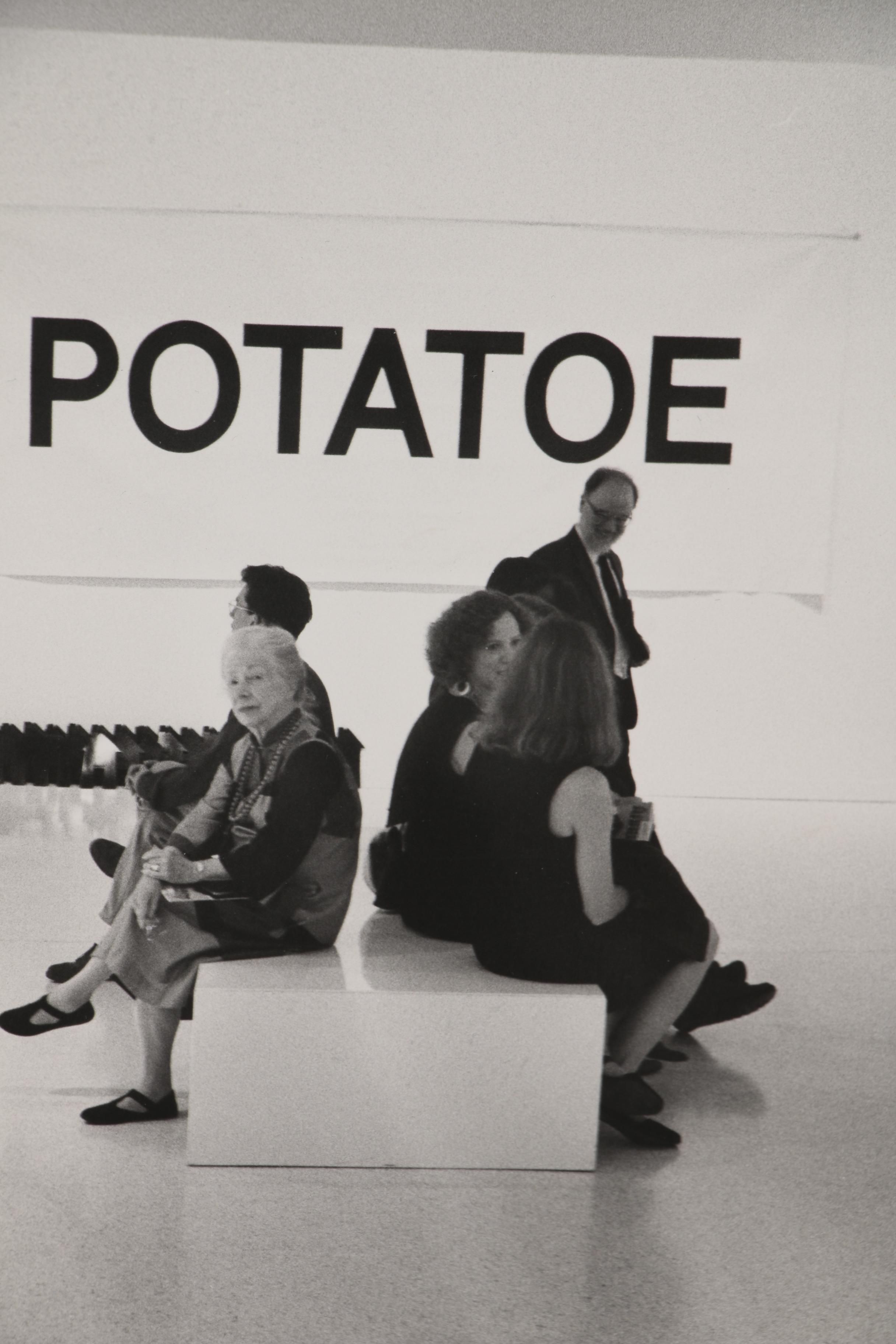 William D. Wade Silver Gelatin Print "VP Dan Quayle Spells Potatoe"