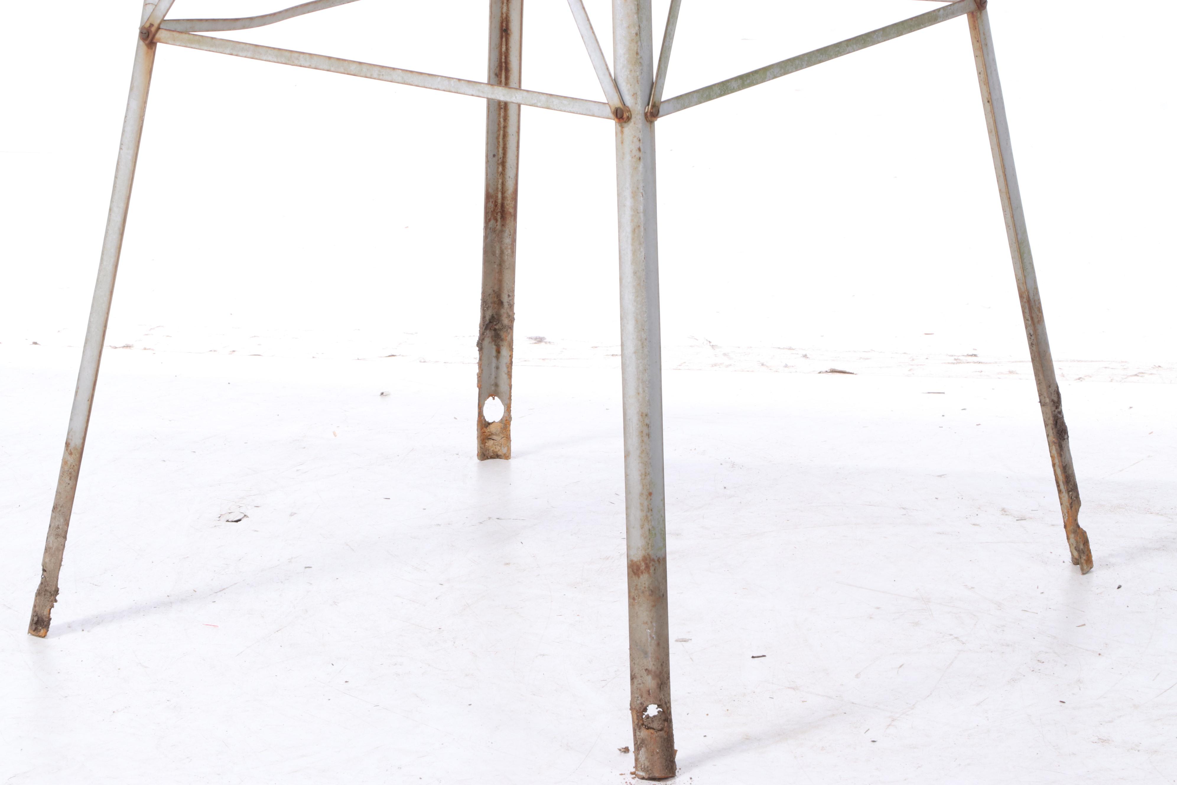 Galvanized Metal Windmill, Mid 20th Century