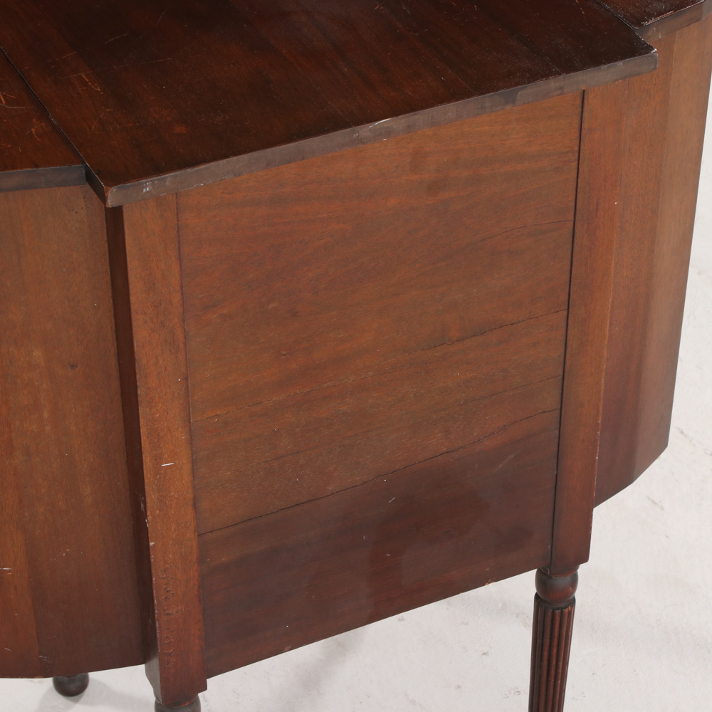 Federal Style "Martha Washington" Mahogany Sewing Cabinet, Early 20th C.