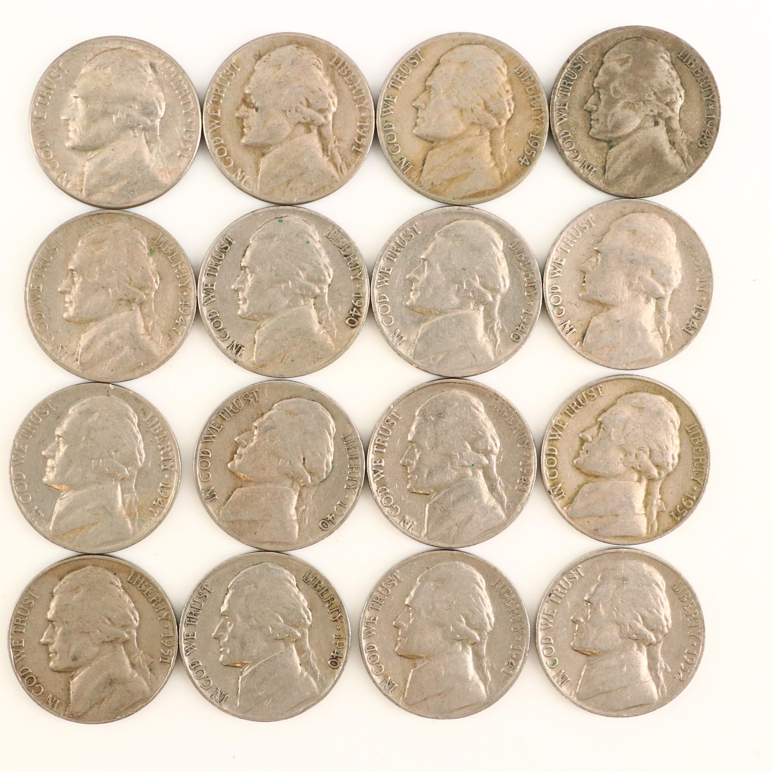 Approximately 880 Lincoln Wheat Cents, Plus Vintage Nickels and Canadian Coins