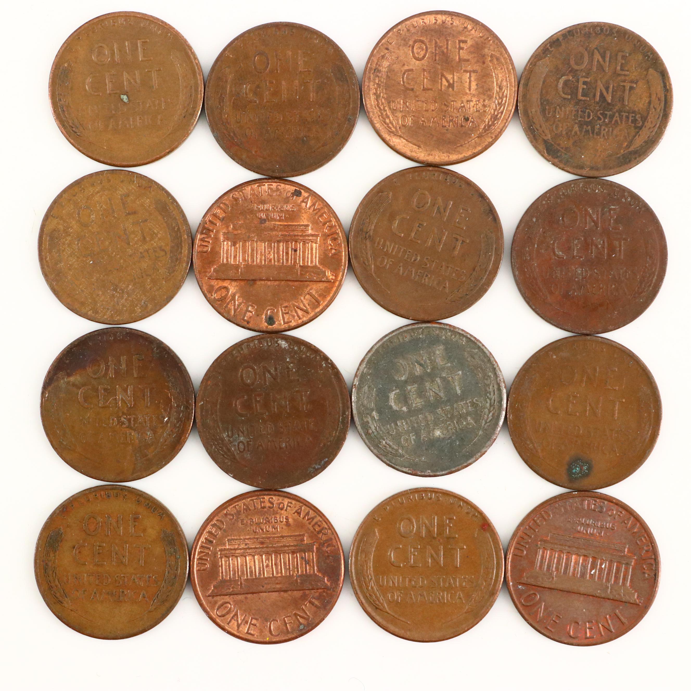 Approximately 880 Lincoln Wheat Cents, Plus Vintage Nickels and Canadian Coins