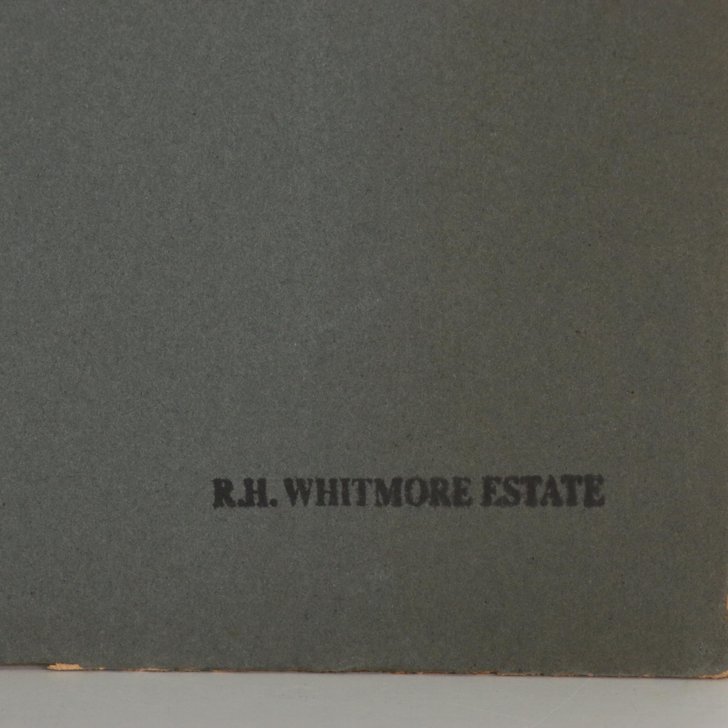 Robert Houston Whitmore Watercolor Portrait Painting