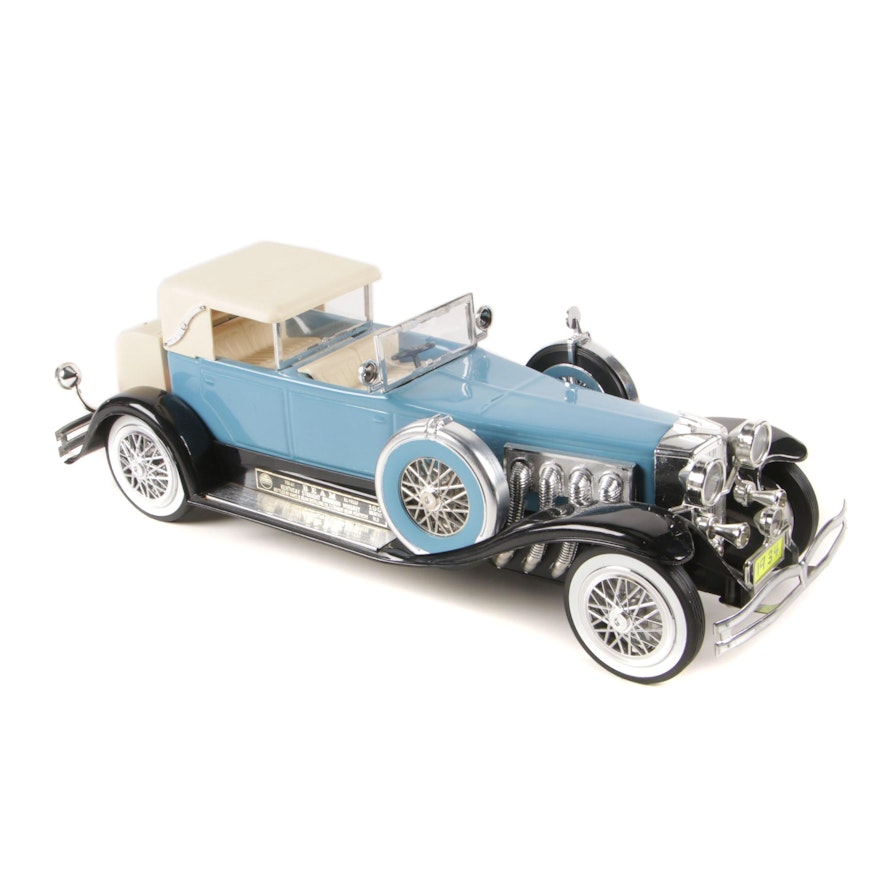 Jim Beam 1934 Duesenberg Model Car Decanter, circa 1970