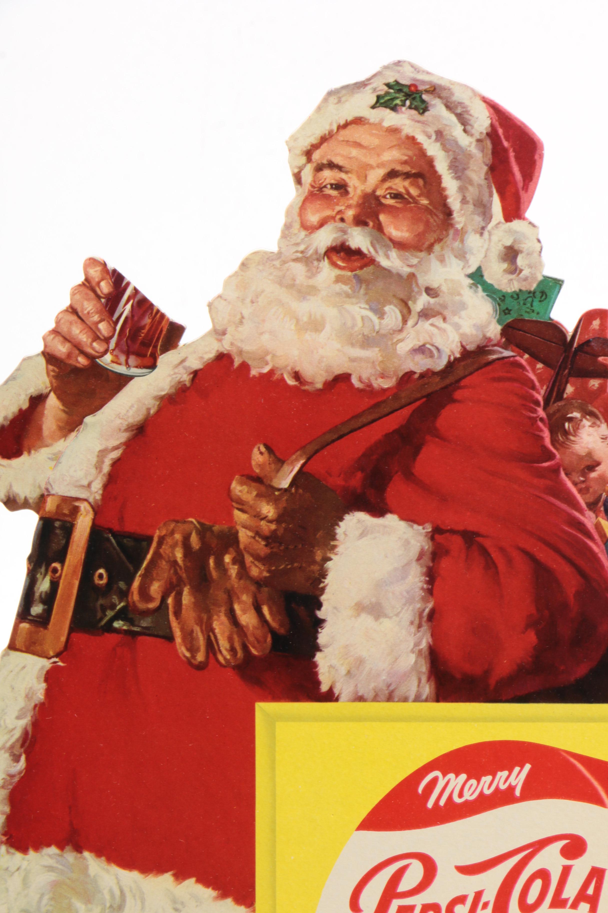 Pepsi-Cola Santa Claus Store Display, Mid 20th Century