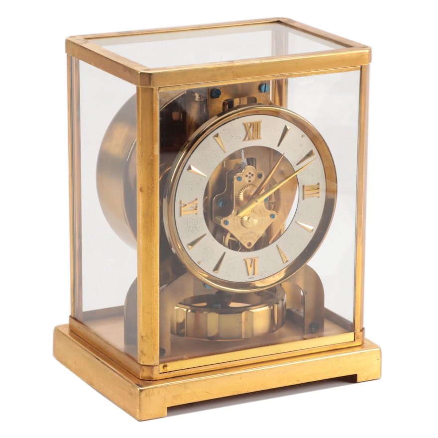 LeCoultre & Cie Gilt Brass Atmos Clock