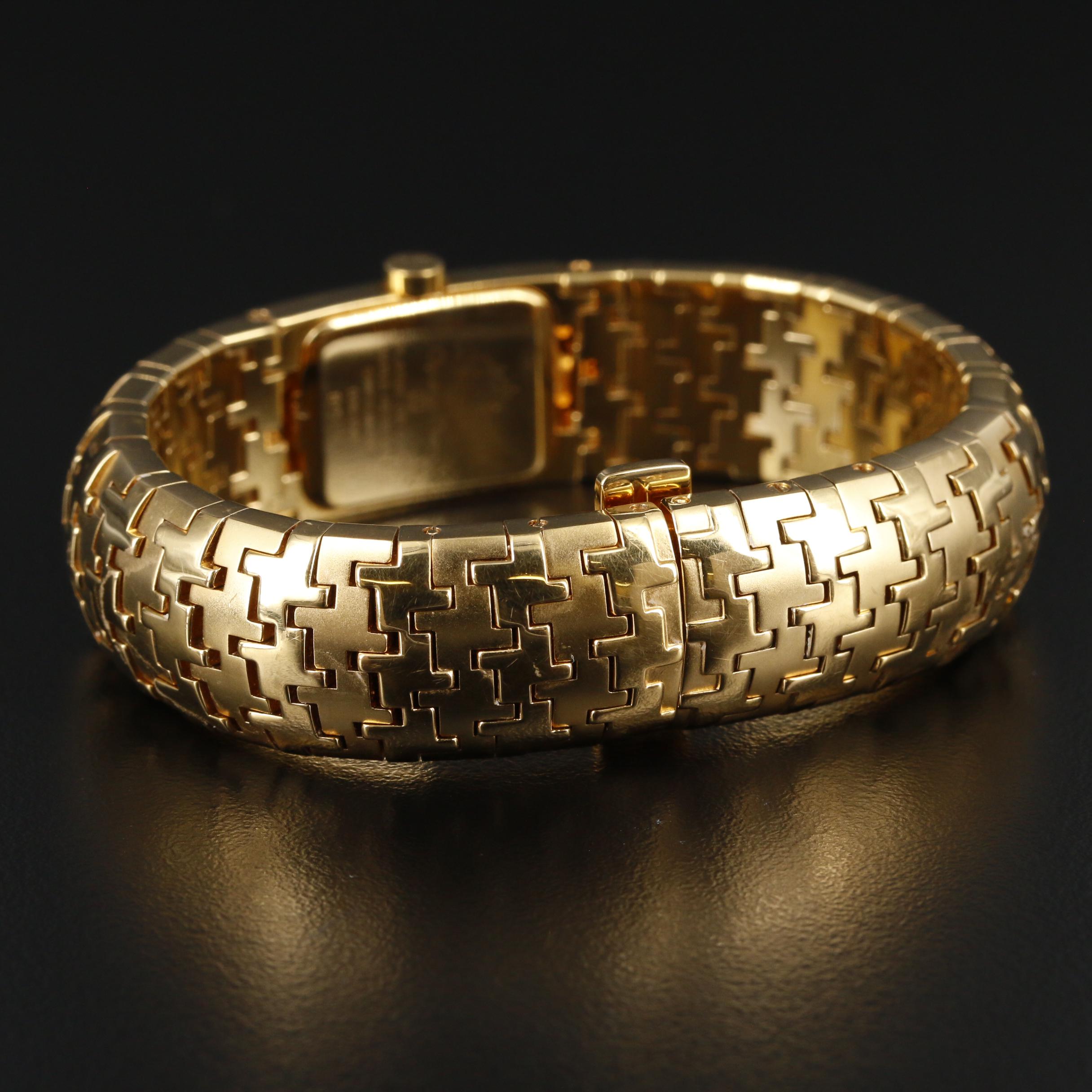 Christian Dior Diorific Gold Tone Quartz Watch