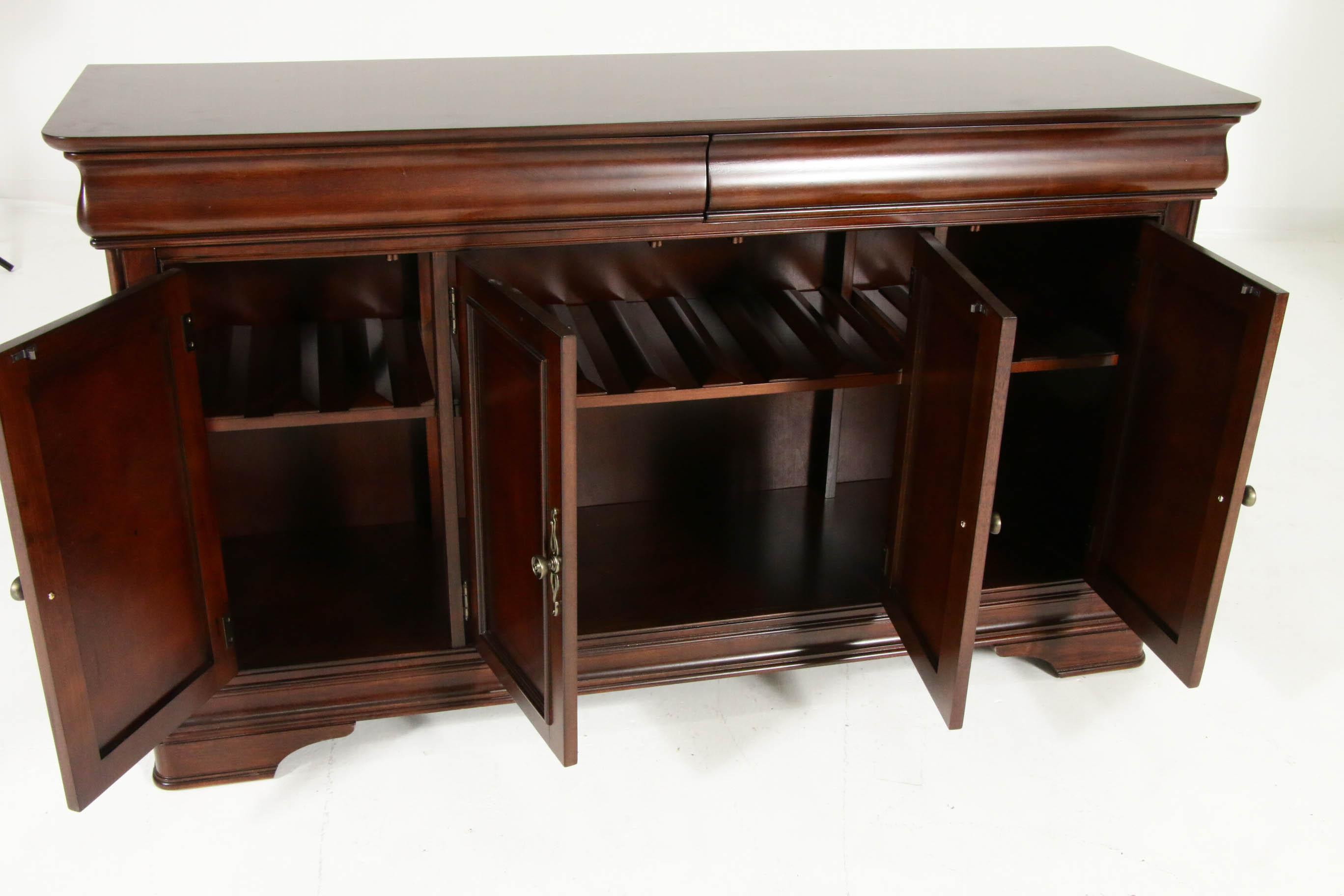 Havertys Furniture "Orleans" Louis Philippe Style Cherrywood Sideboard
