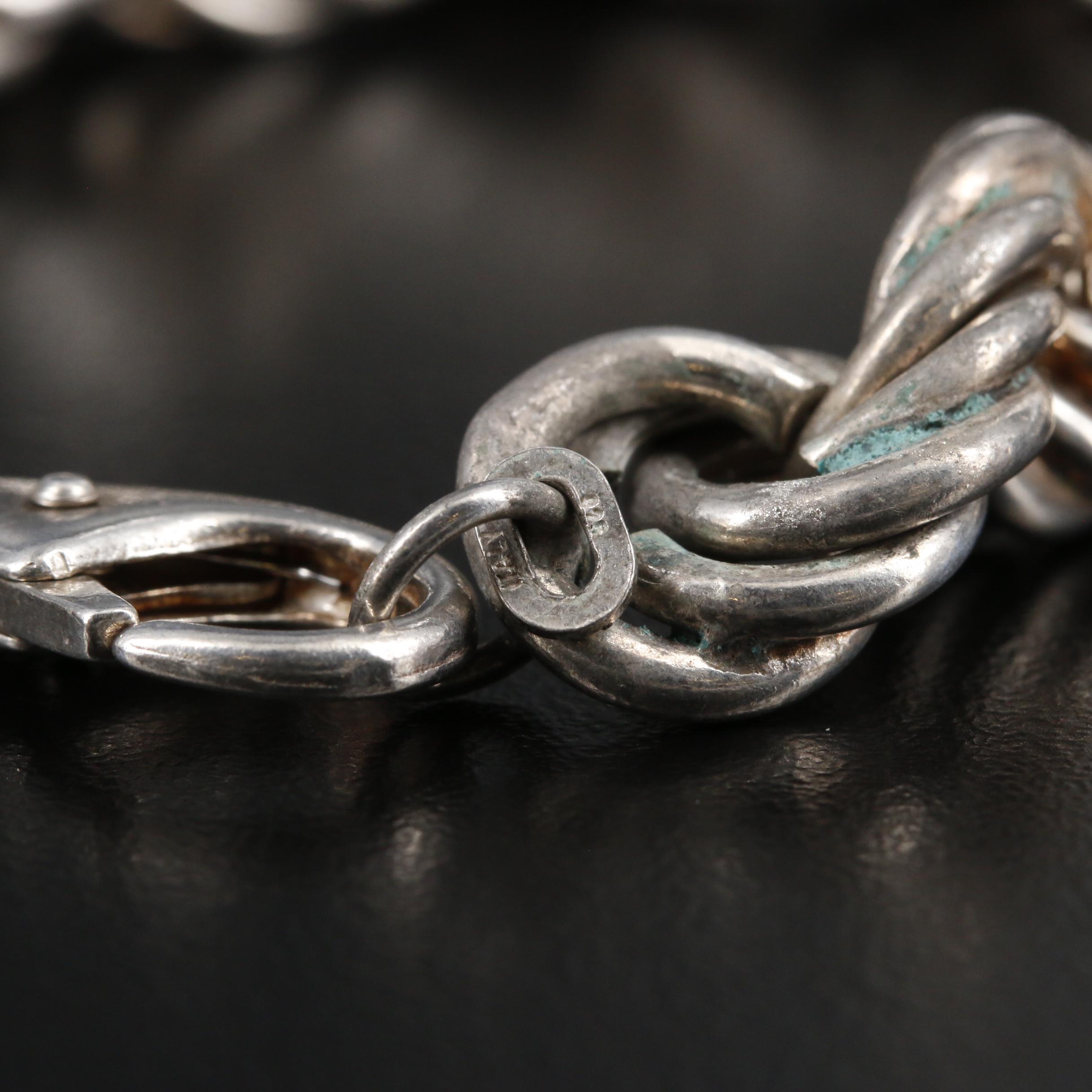 Sterling Silver Rope Chain Necklace