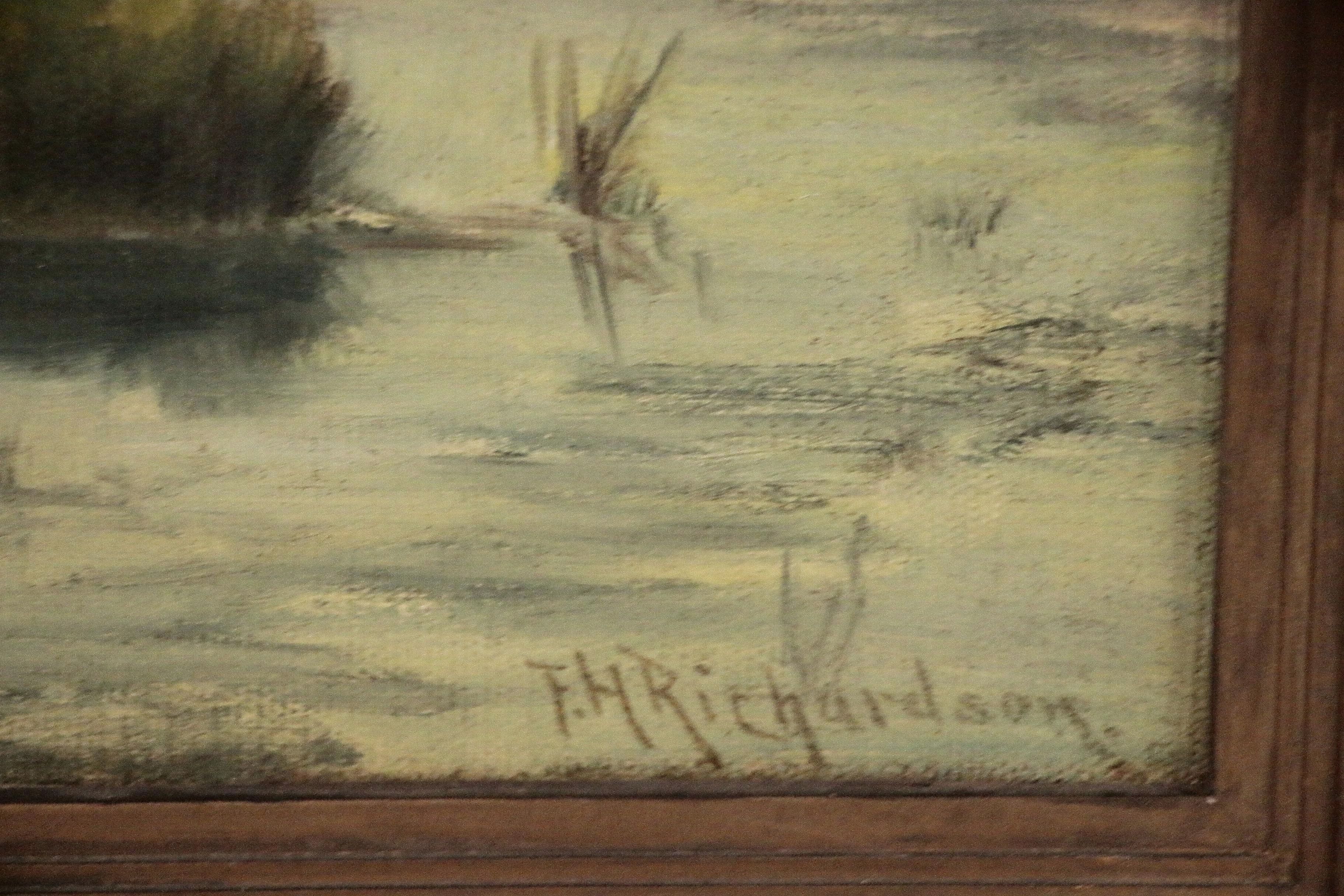Francis Henry Richardson Landscape Oil Painting