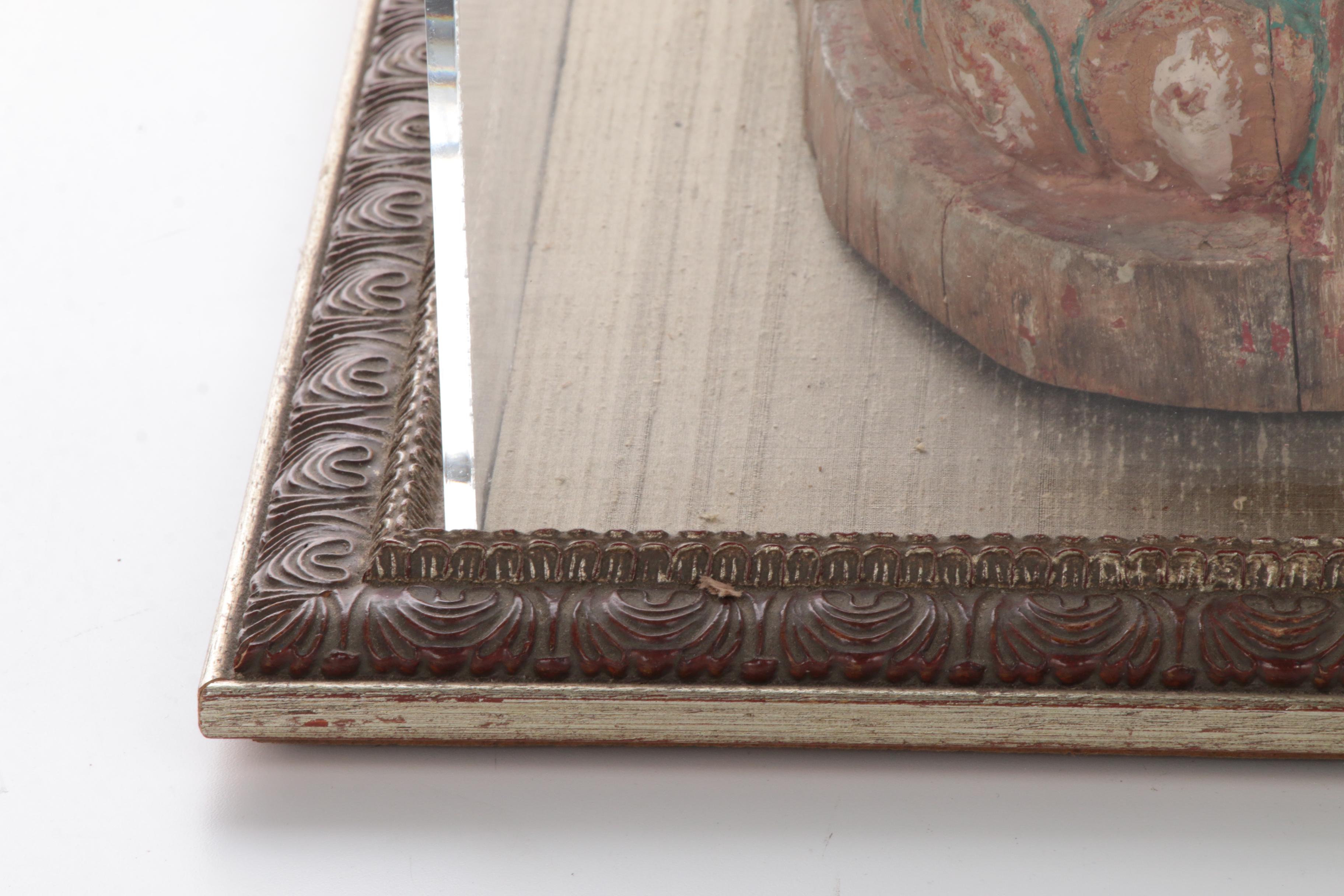 Thai Polychrome Wood Figure of the Arhat Shin Upagutta, 19th Century