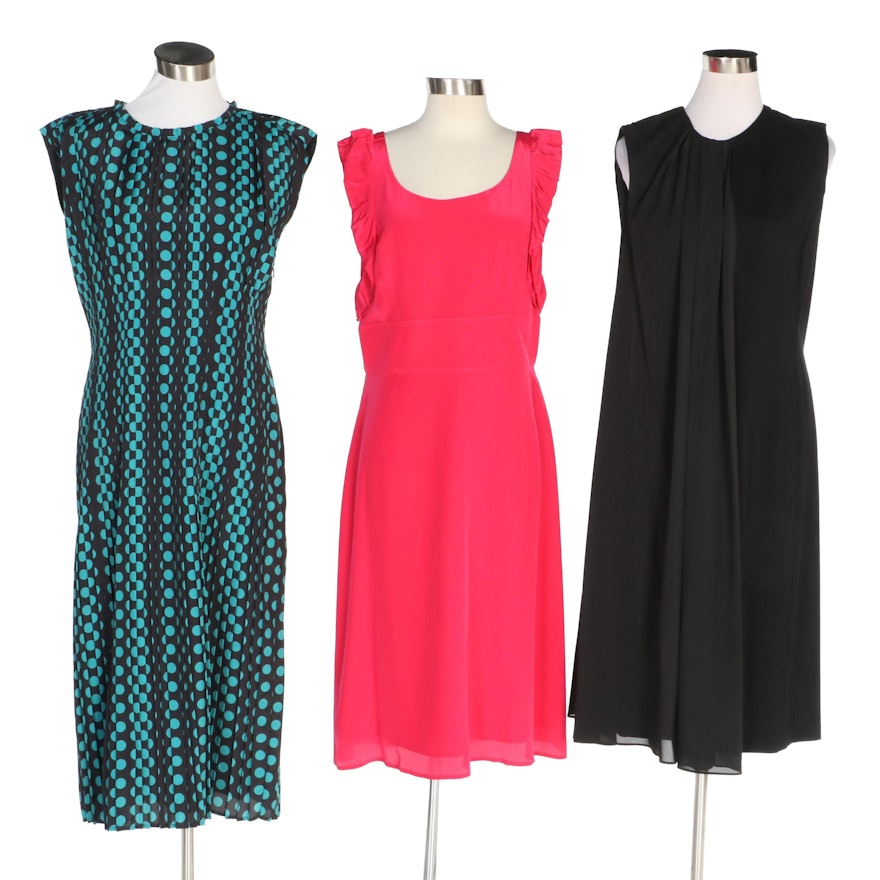 J. Peterman LC Chiffon Overlay Dress and Other Dresses with Original Tags