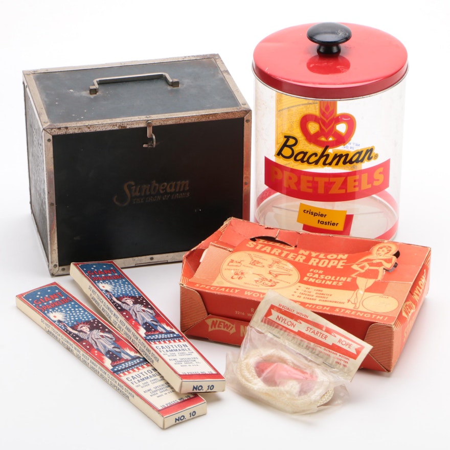 Sunbeam, Bachman Pretzels, Acme Sparklers, and Other Advertising Collectibles