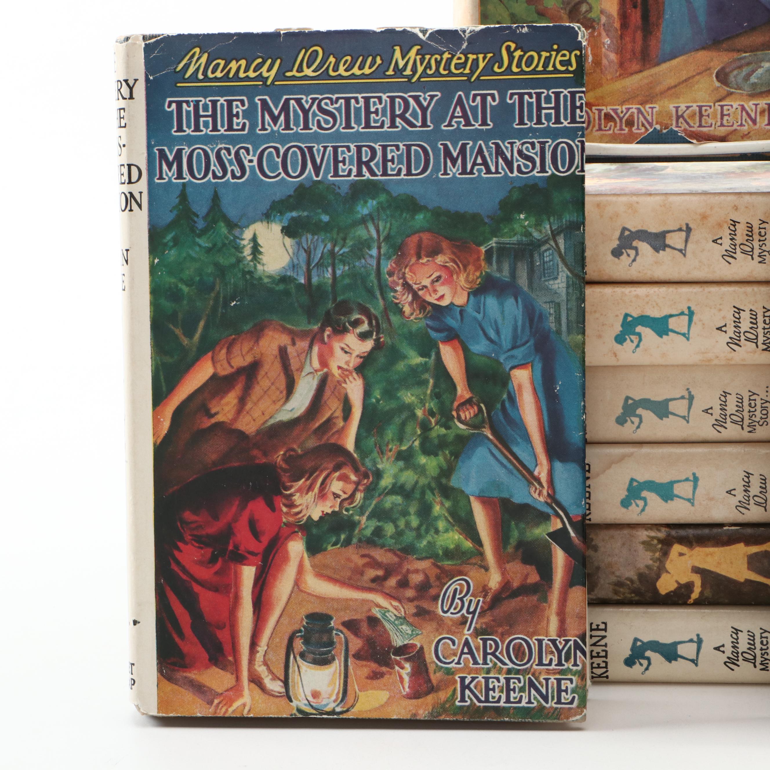 "Nancy Drew" Book Collection by Carolyn Keene, Mid-20th Century