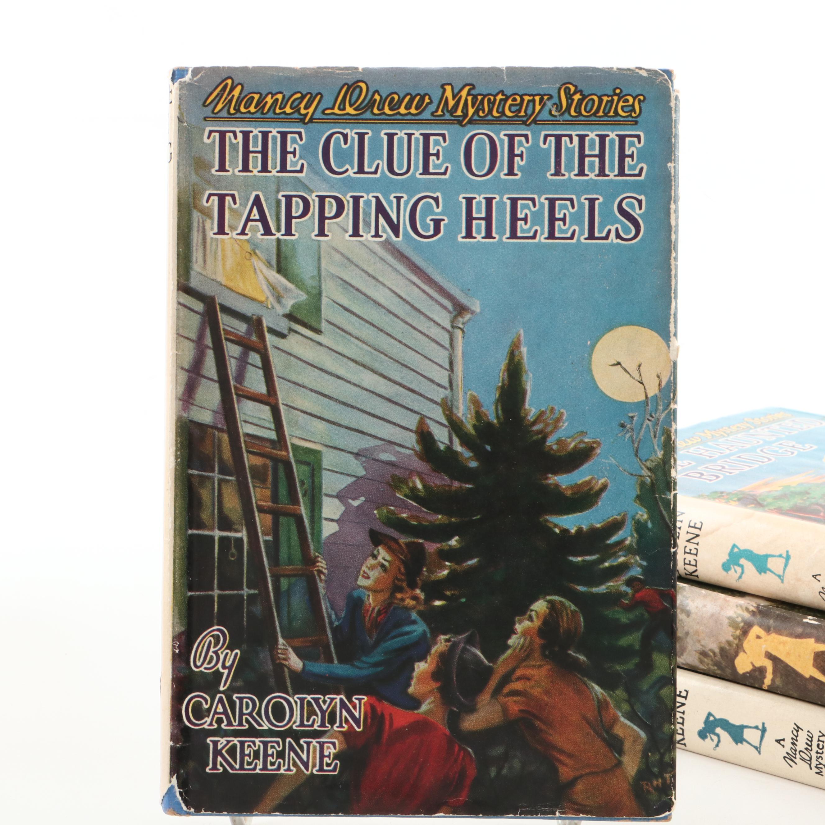 "Nancy Drew" Book Collection by Carolyn Keene, Mid-20th Century
