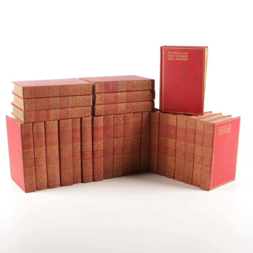 "The Novels and Tales of Robert Louis Stevenson", Twenty-seven Volume Set