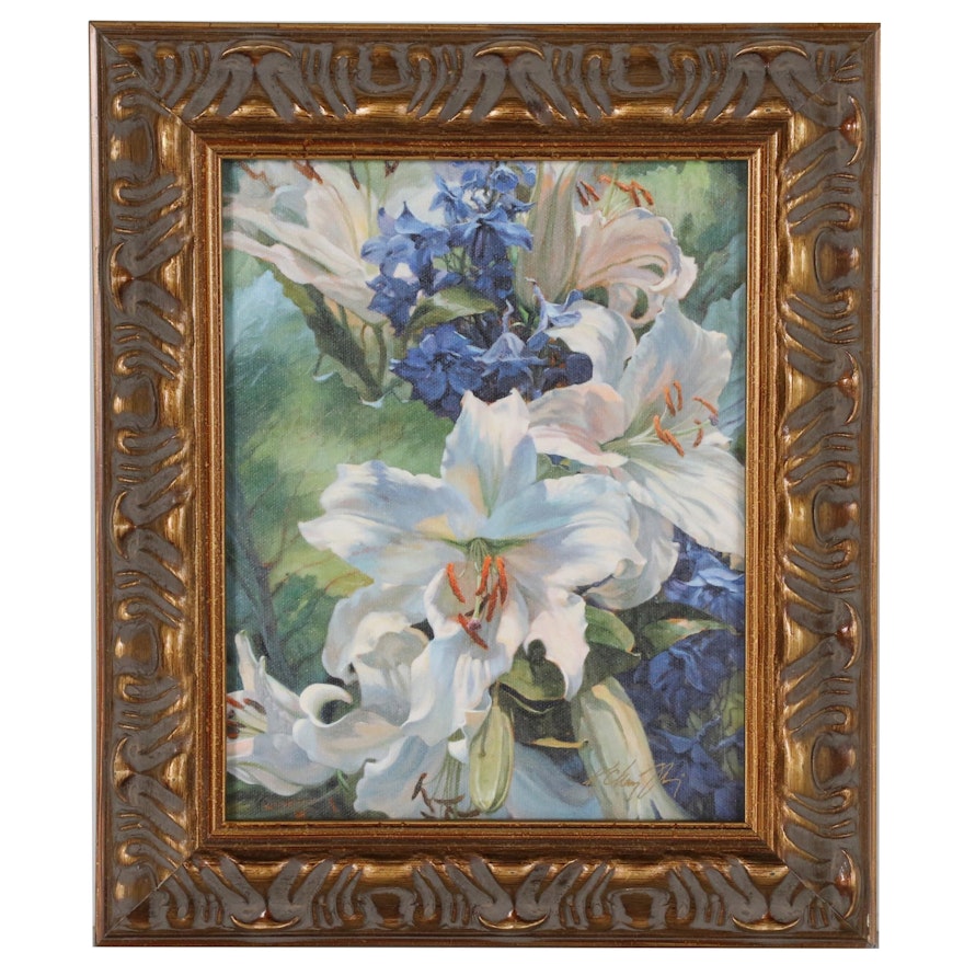 Floral Giclée of Lilies