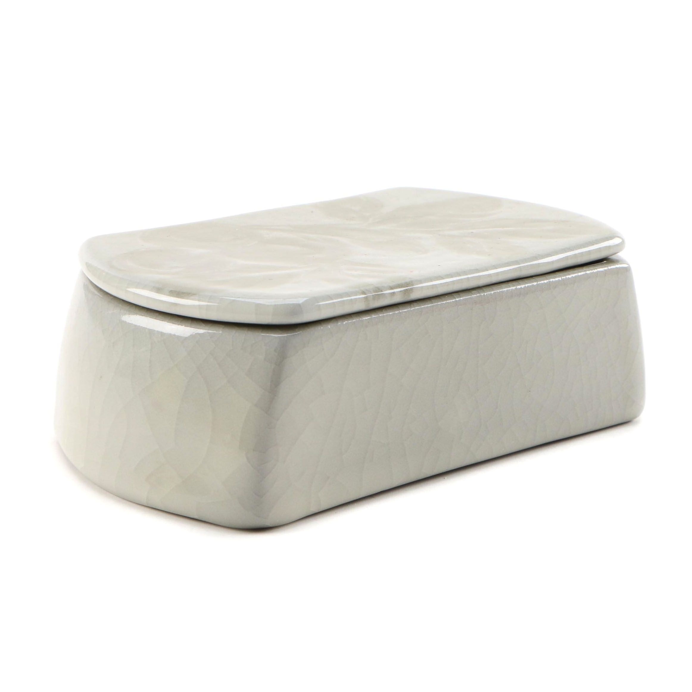 Lois Furukawa Rookwood Pottery Floral Painted Lidded Box, 1946