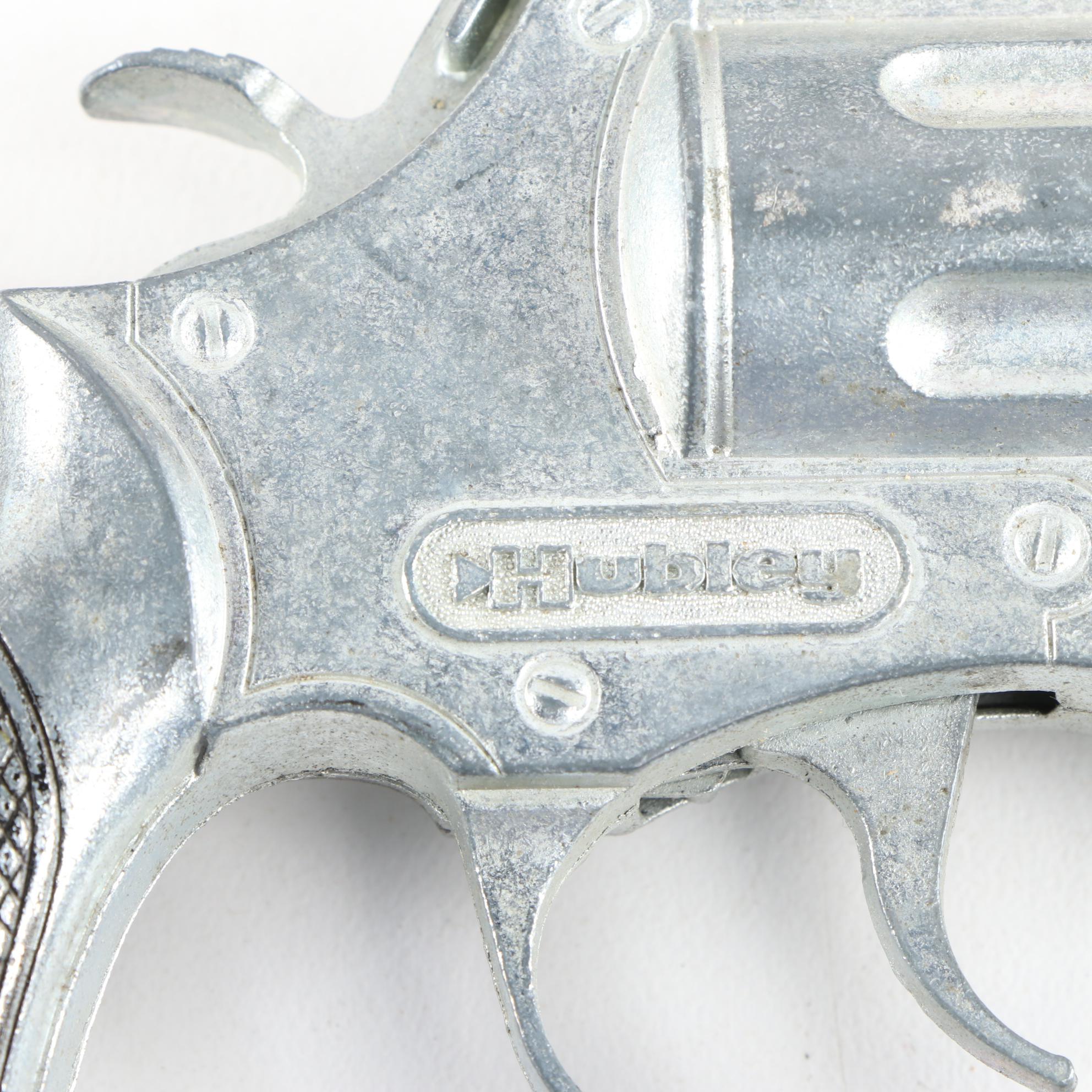 Marx Tiger Trike Wind-Up Toy, Mail Box Bank, Cap Guns, and Scout Flashlight