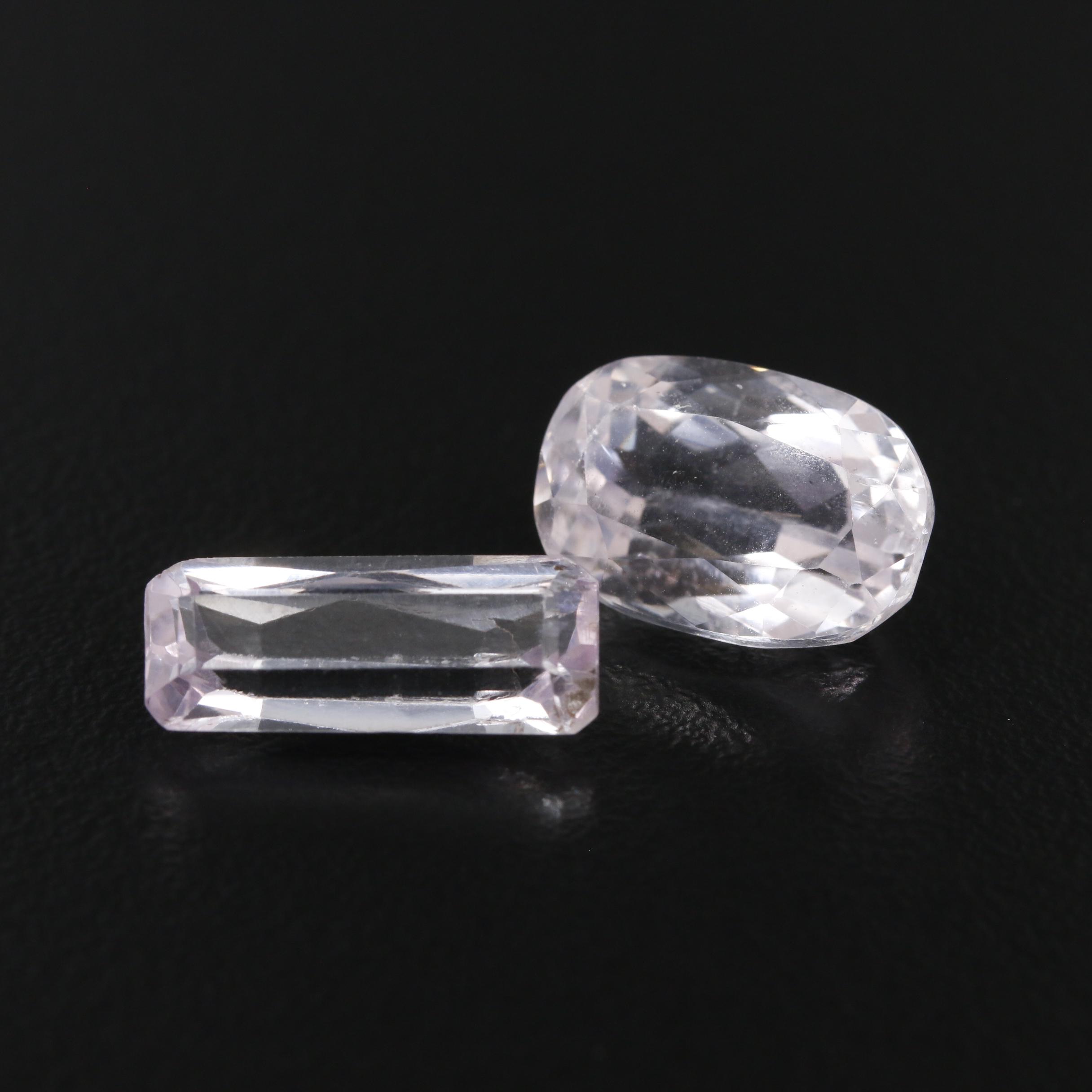 Loose 17.42 CTW Faceted Kunzite