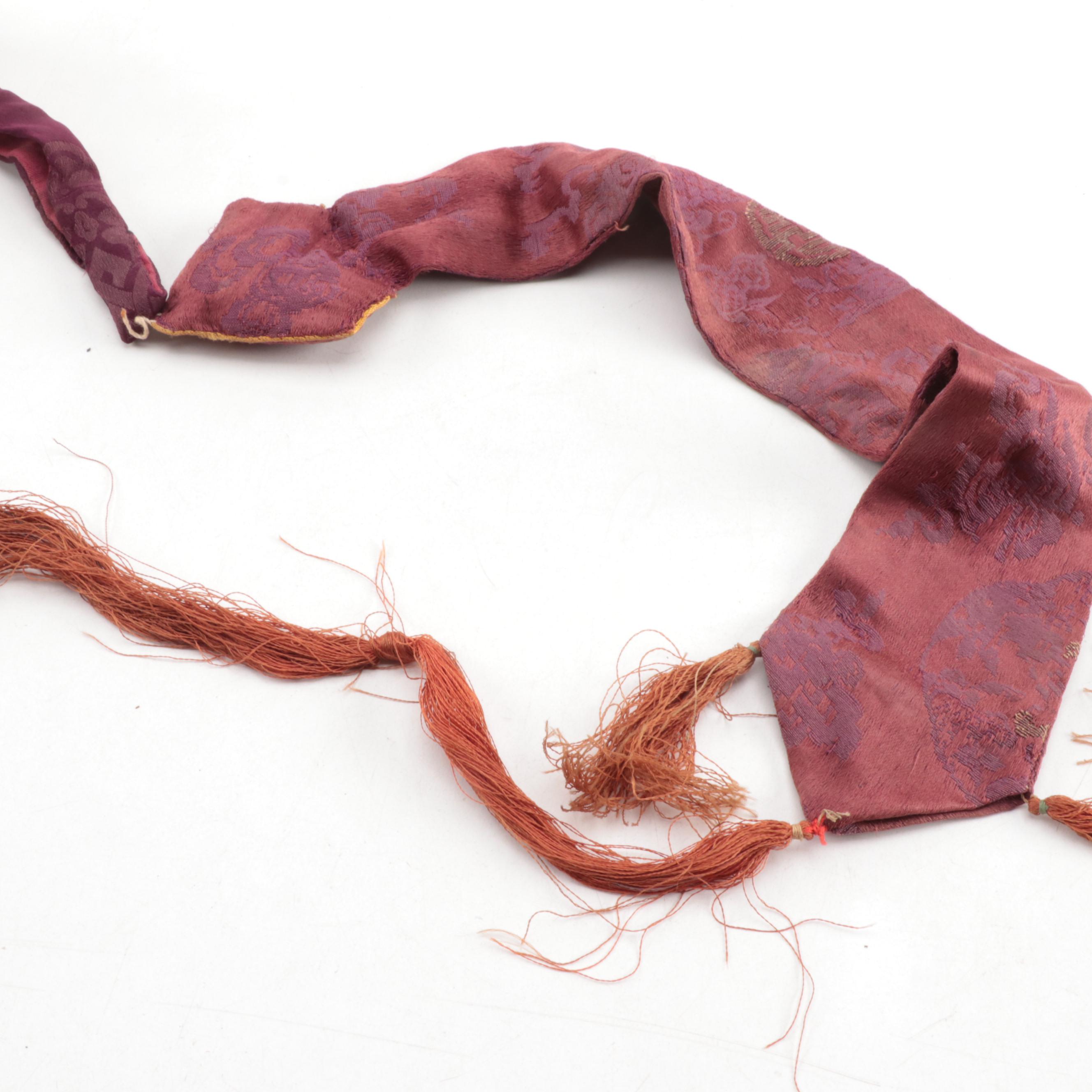Tibetan Skull Damaru Drum, Early 20th Century