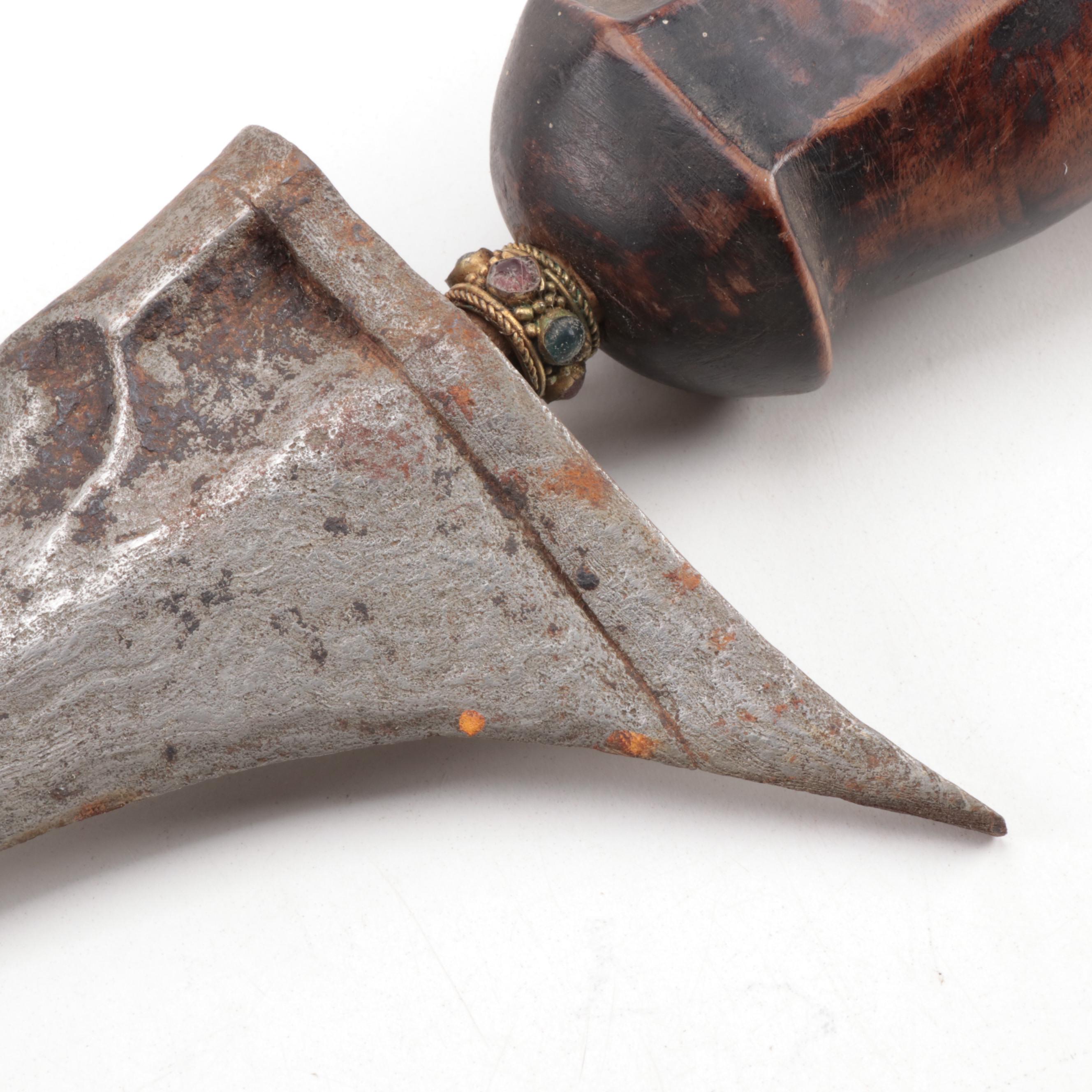 Balinese Keris and Sheath with Ramayana and Naga Scenes